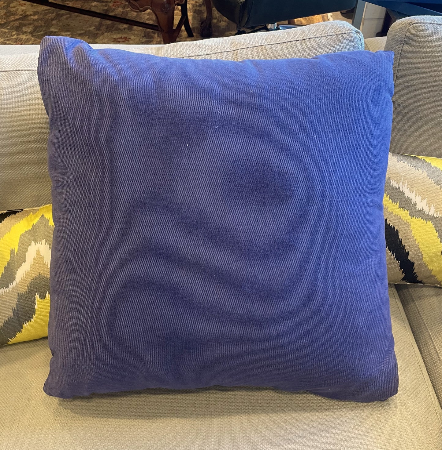 Loro Piana Blue Pillow AS IS (7ZHNAQ)