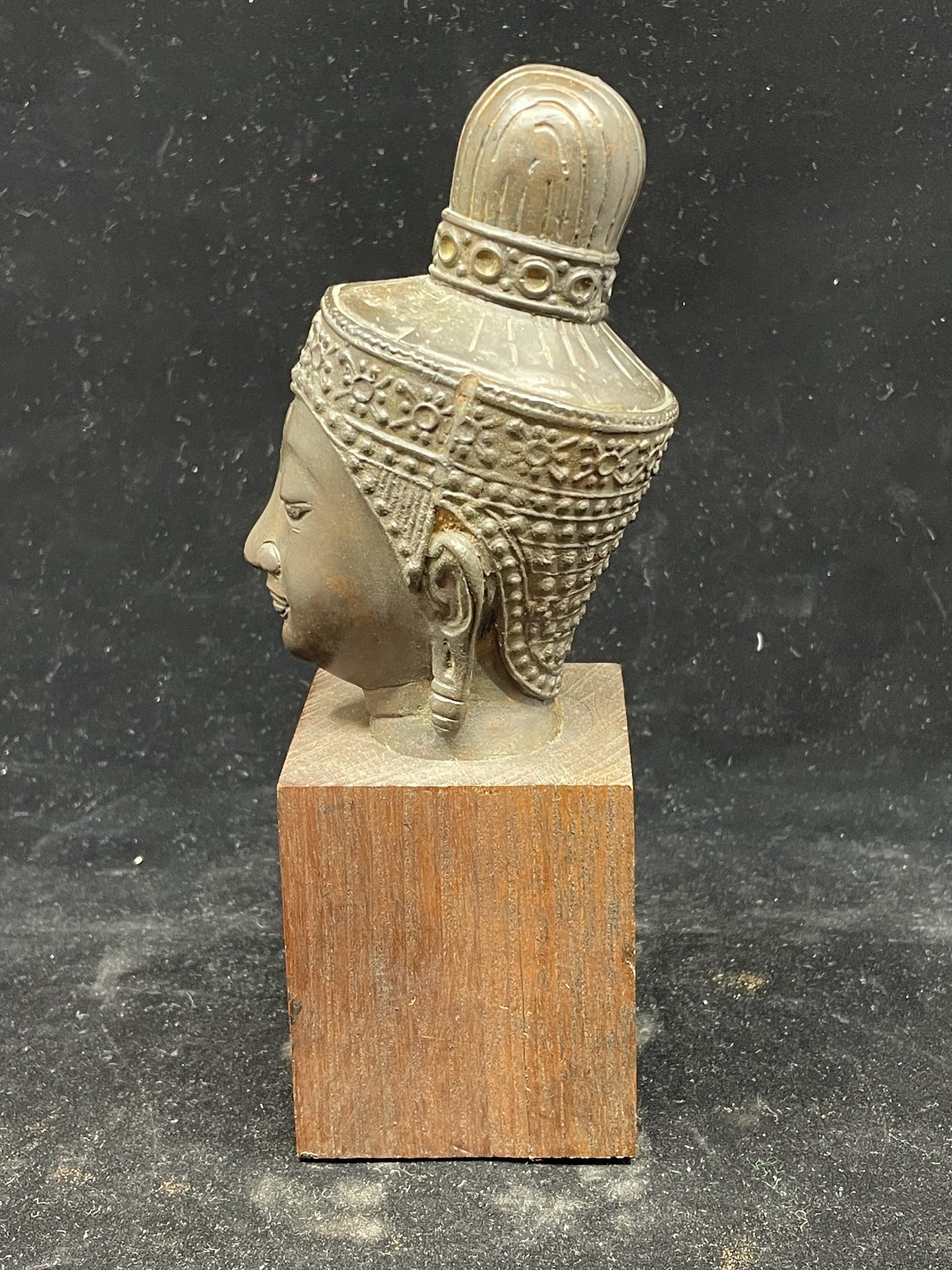 19th Century Buddha Head with Crown (RV87FF)