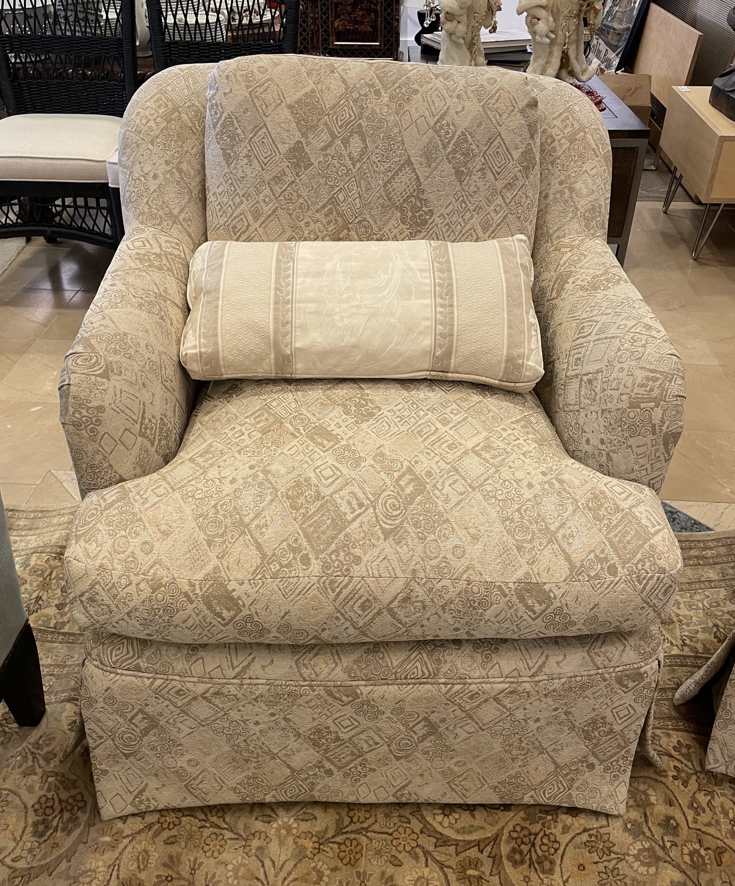 Pair of Swivel Chairs AS IS (B2351W)