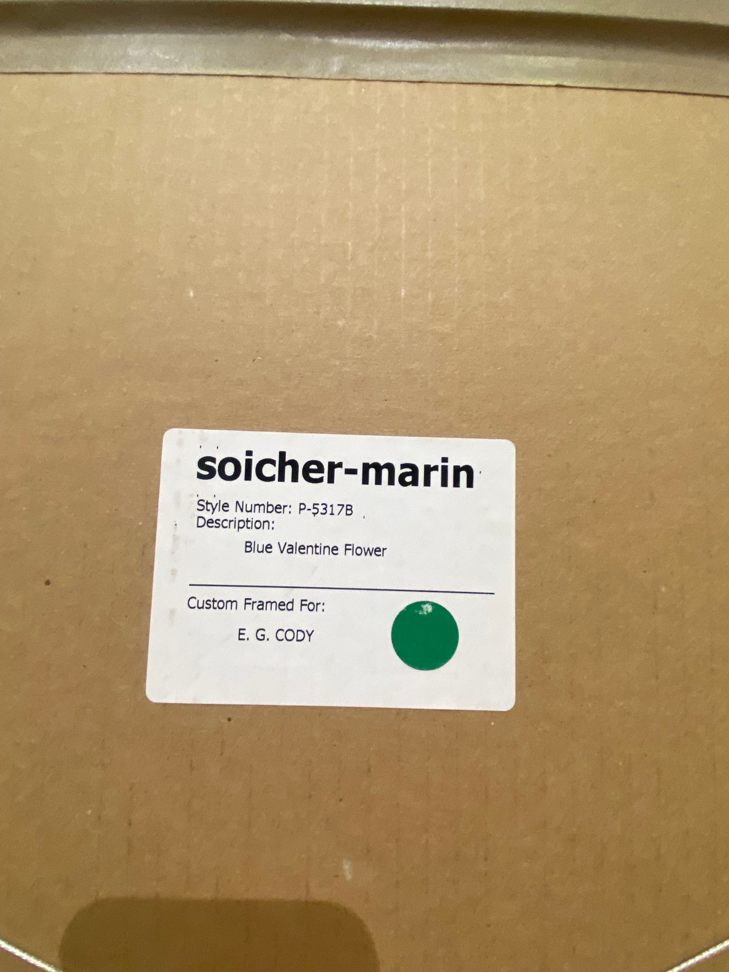 Soicher Marin "Blue Valentine Flower" Pair (WXRXXZ)