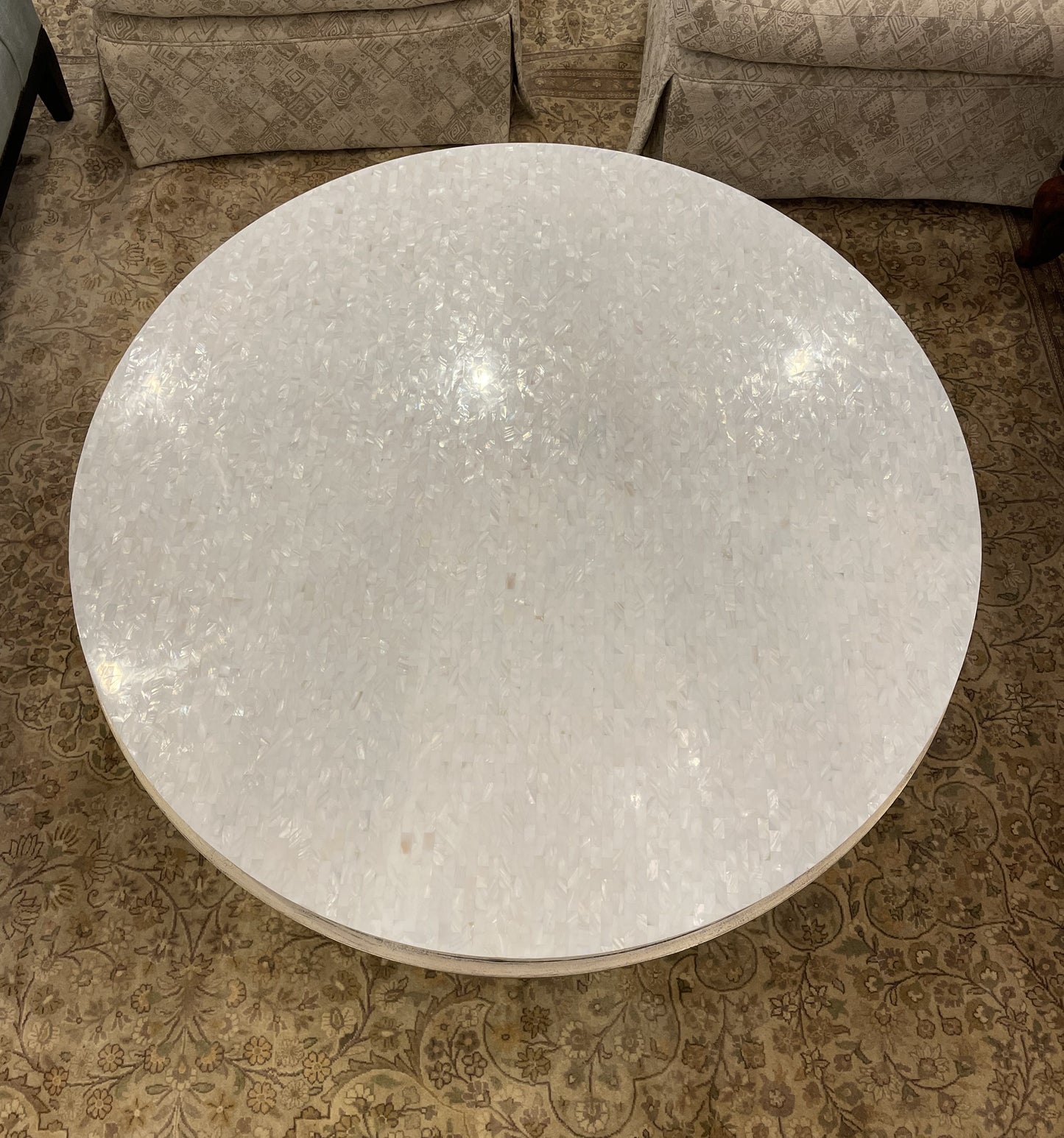 Hooker "Aura Round" Coffee Table with Shell Top (6SCYUG)