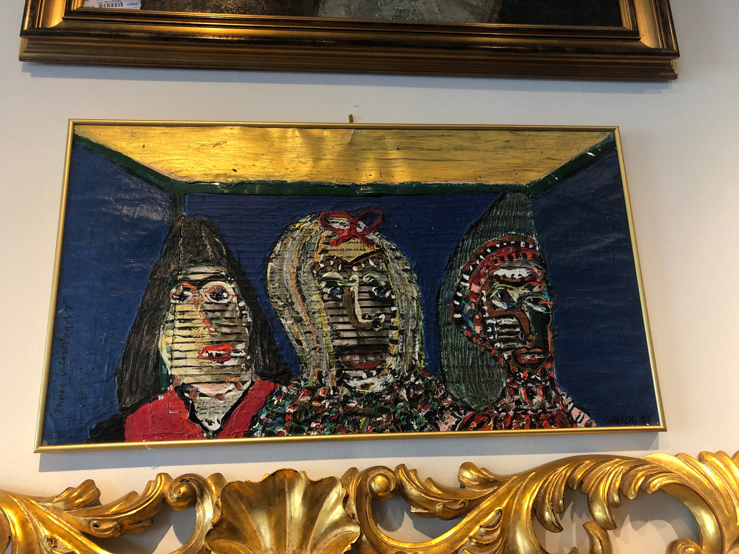 Anne Marie Grgich "Three Venetians" Multimedia (24368)