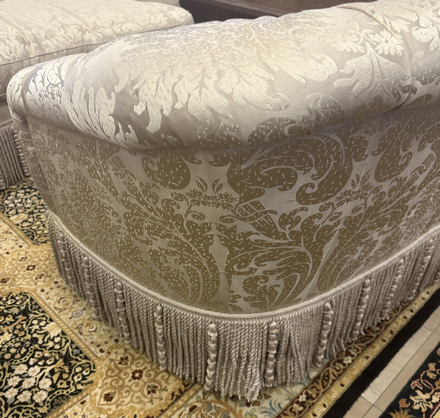 Custom Tufted Damask Sofa (DAEBS5)