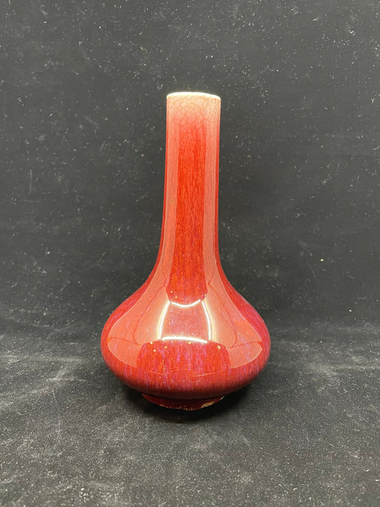 Qing Dynsty Sang de Boeuf Vase (4XX69B)