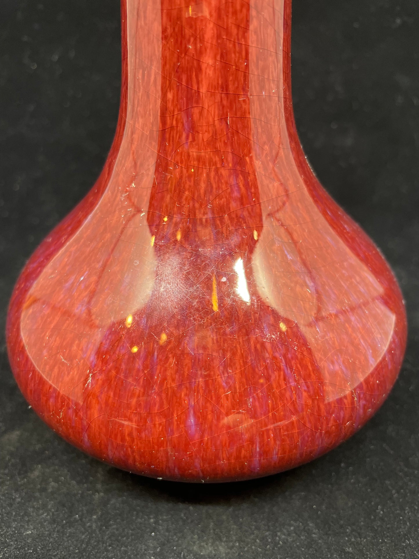 Qing Dynsty Sang de Boeuf Vase (4XX69B)