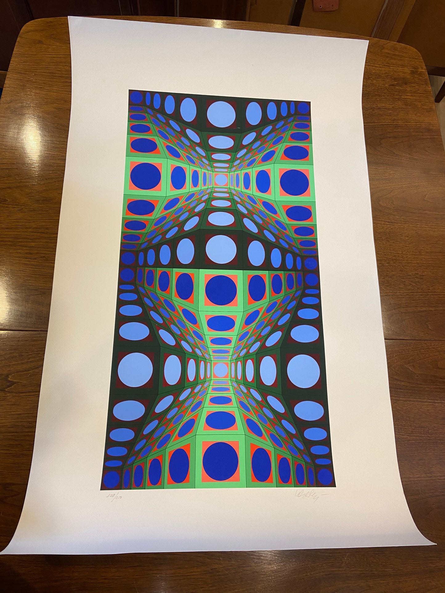 Victor Vasarely Lithograph "Pava" (27621)