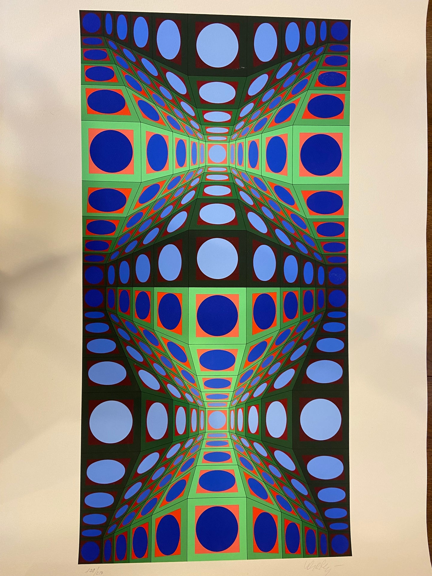 Victor Vasarely Lithograph "Pava" (27621)