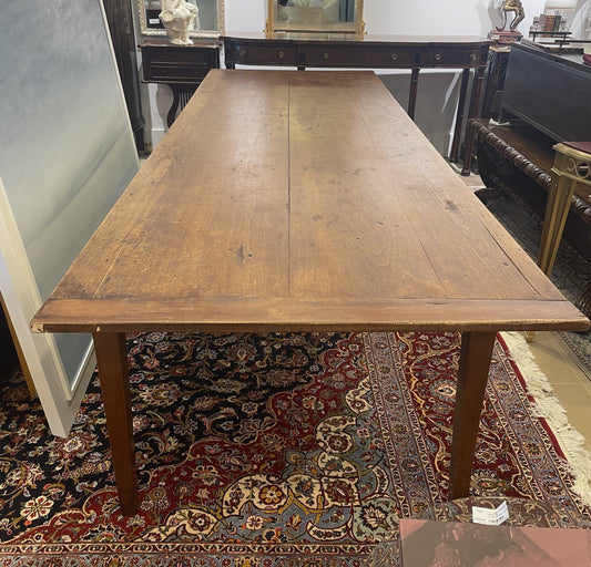 Provincial Walnut Farmhouse Table Circa 1840 (C5ZNSG)