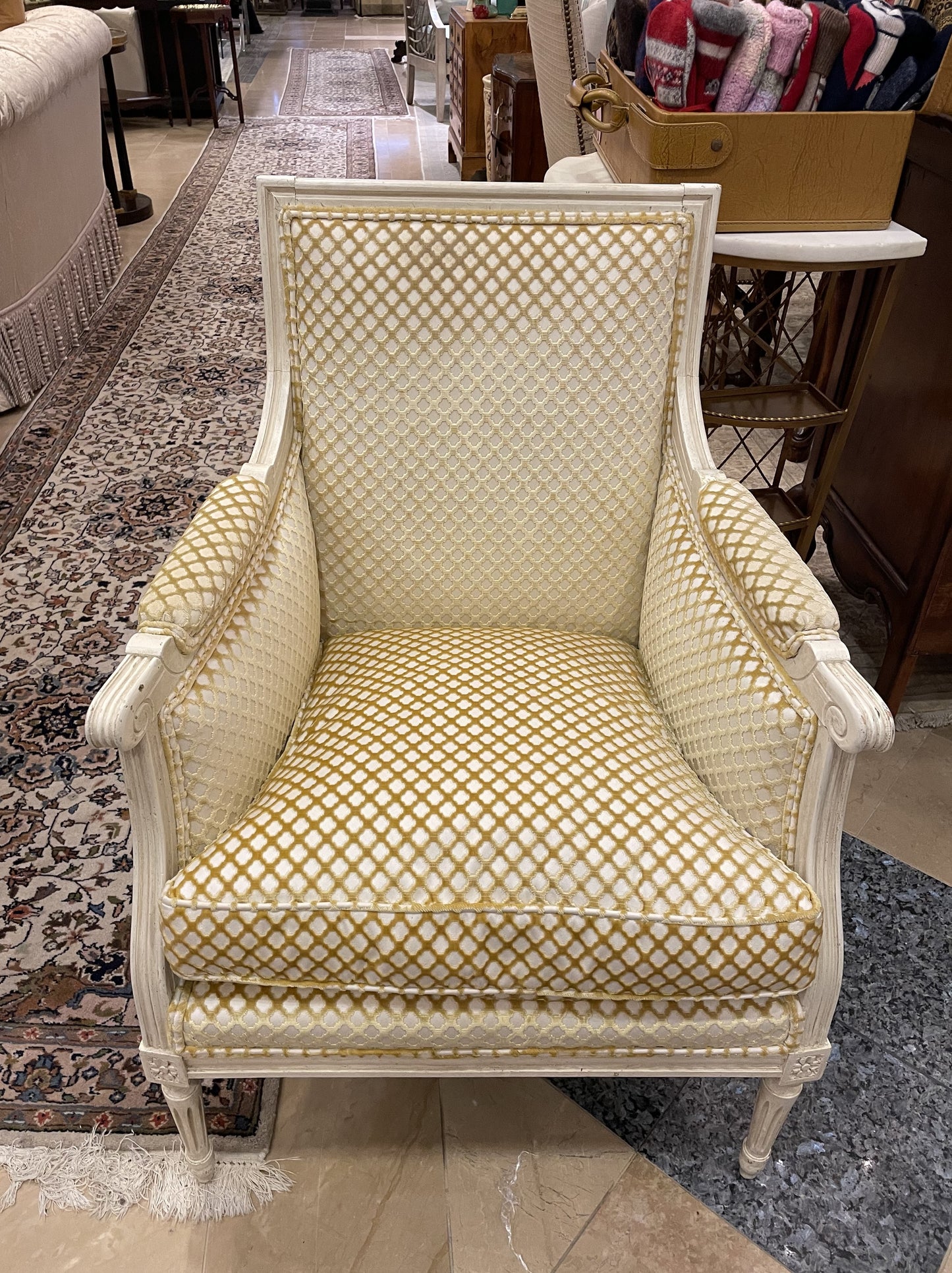 19th Century Louis XVI Armchair (TJJJ6K)