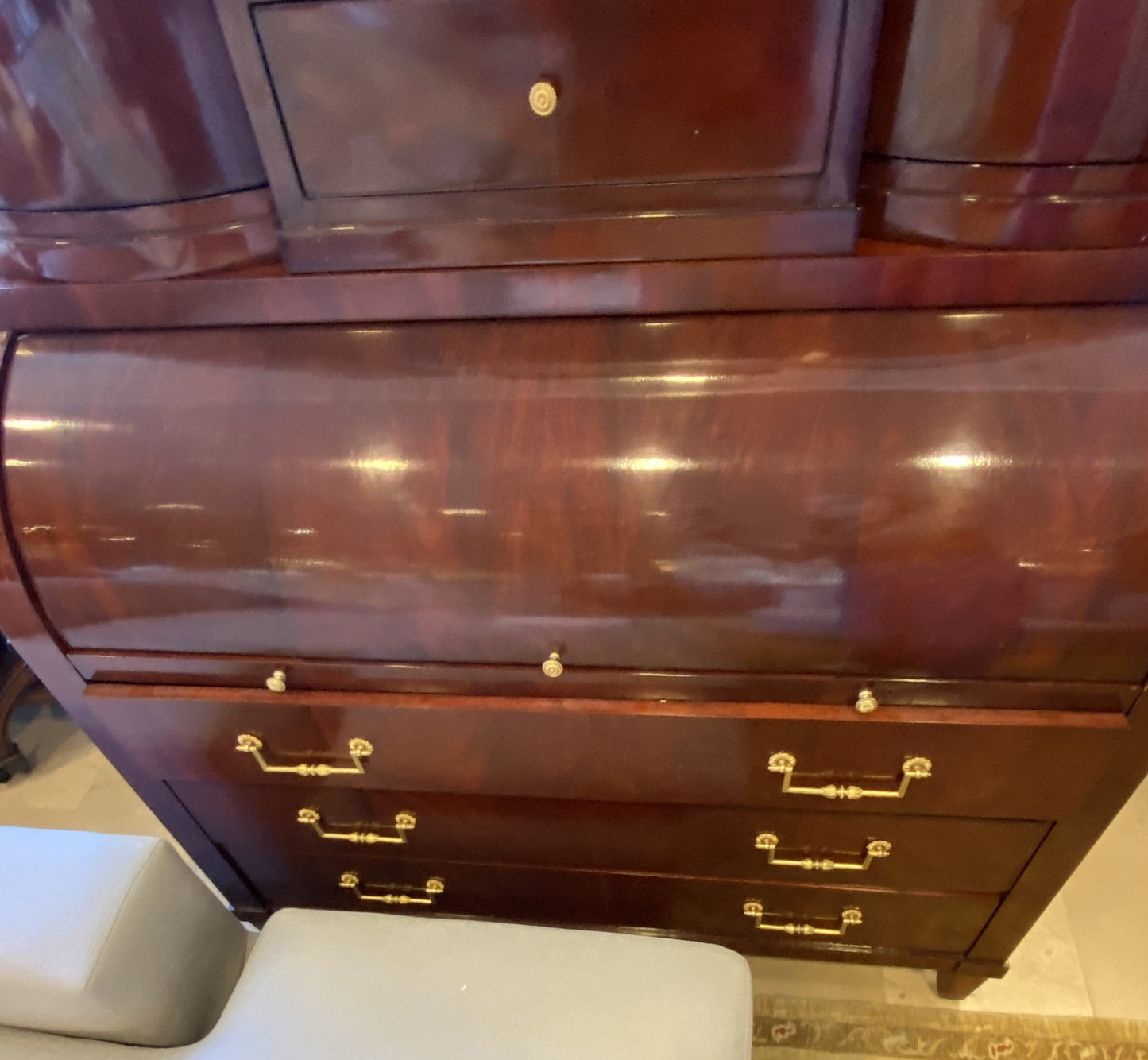 Ralph Lauren Mahogany Secretary Desk (9APHDH)