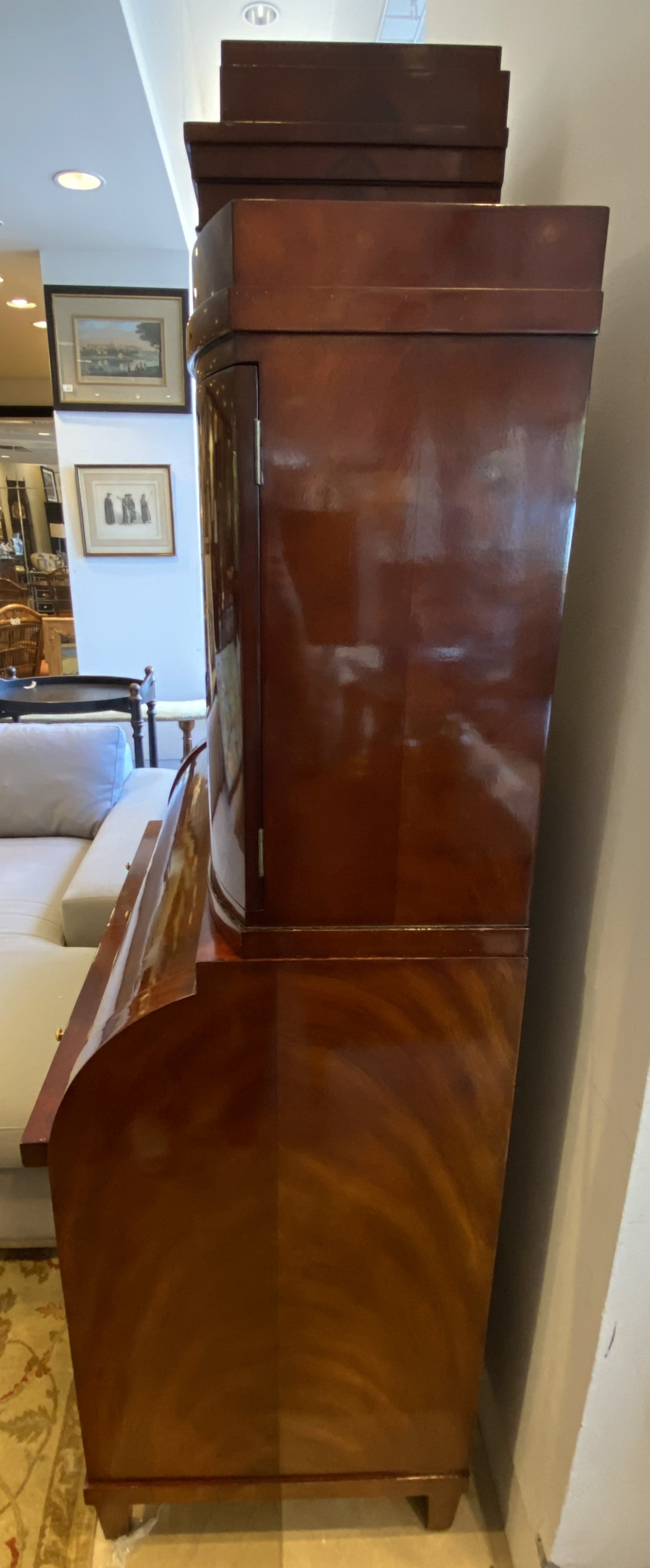 Ralph Lauren Mahogany Secretary Desk (9APHDH)