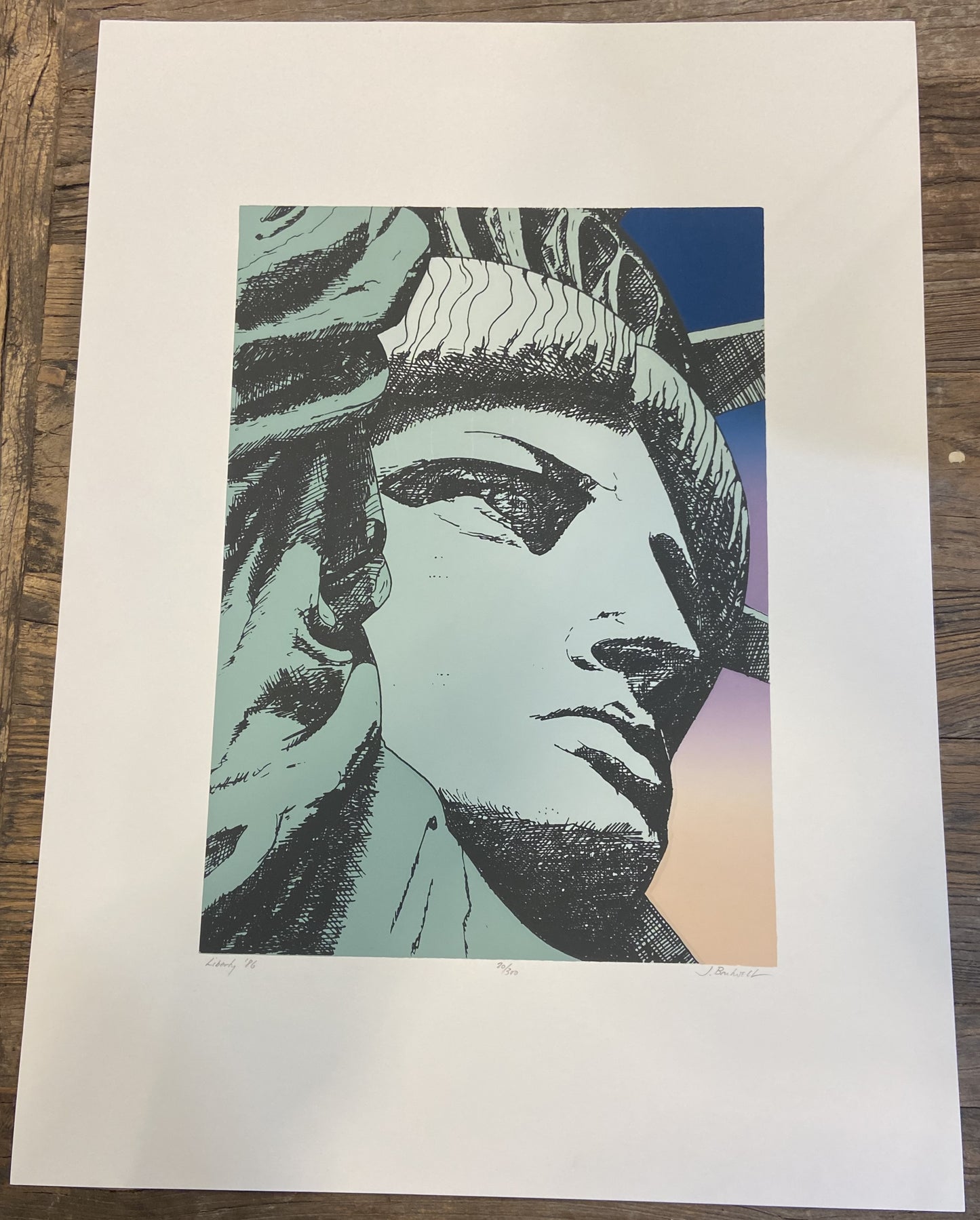 Jim Boutwell "Liberty" Lithograph 20/300 (27796)