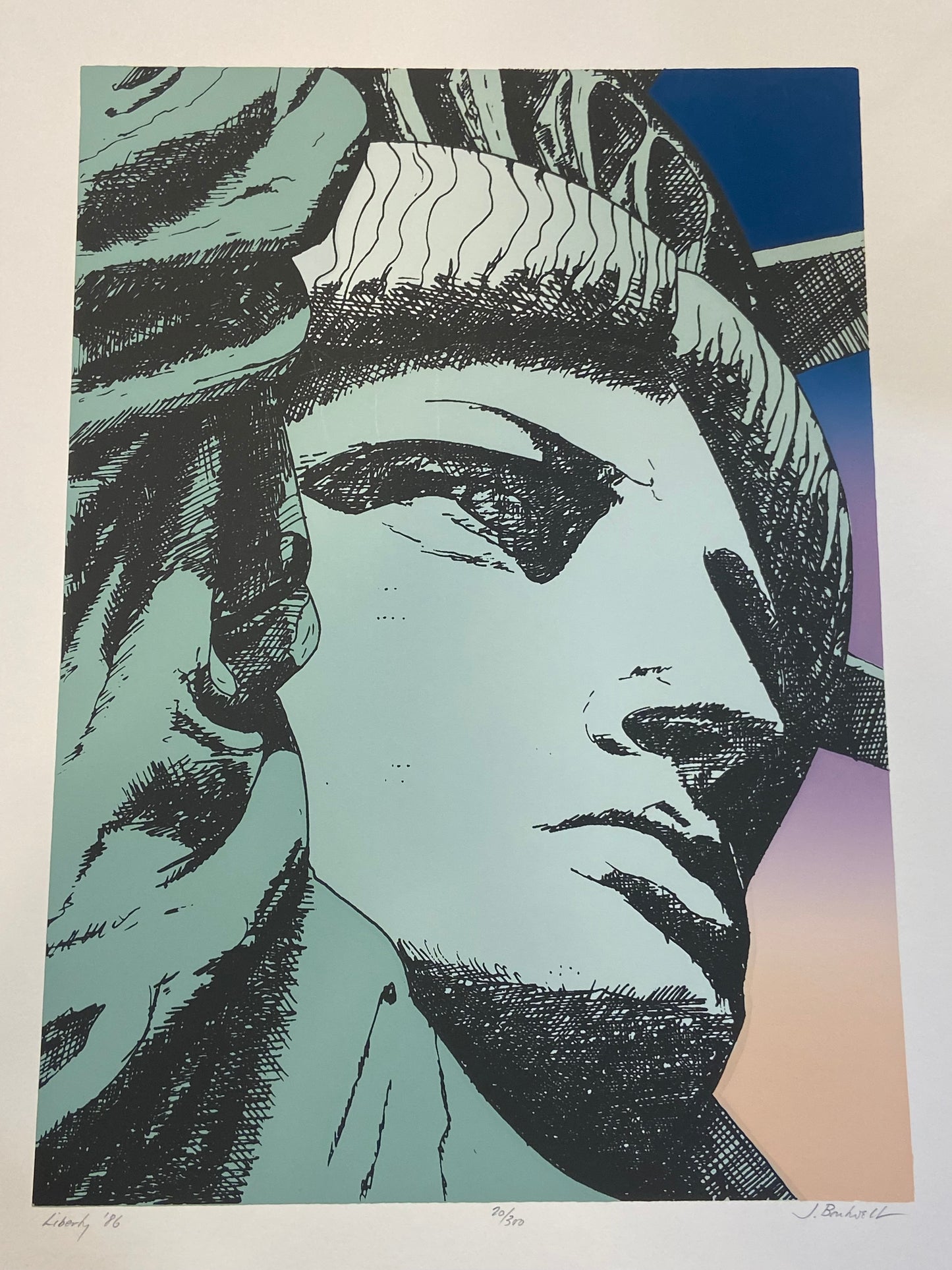 Jim Boutwell "Liberty" Lithograph 20/300 (27796)