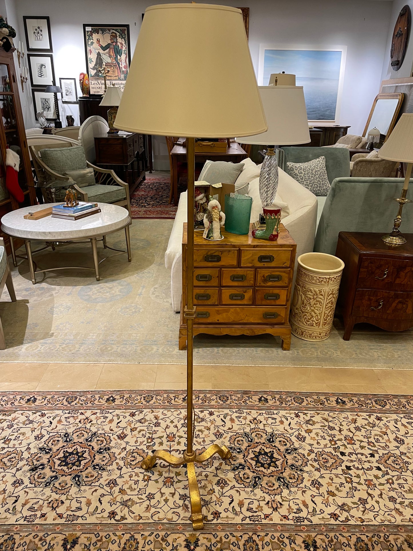 Gilt Floor Lamp (QQFTN4)