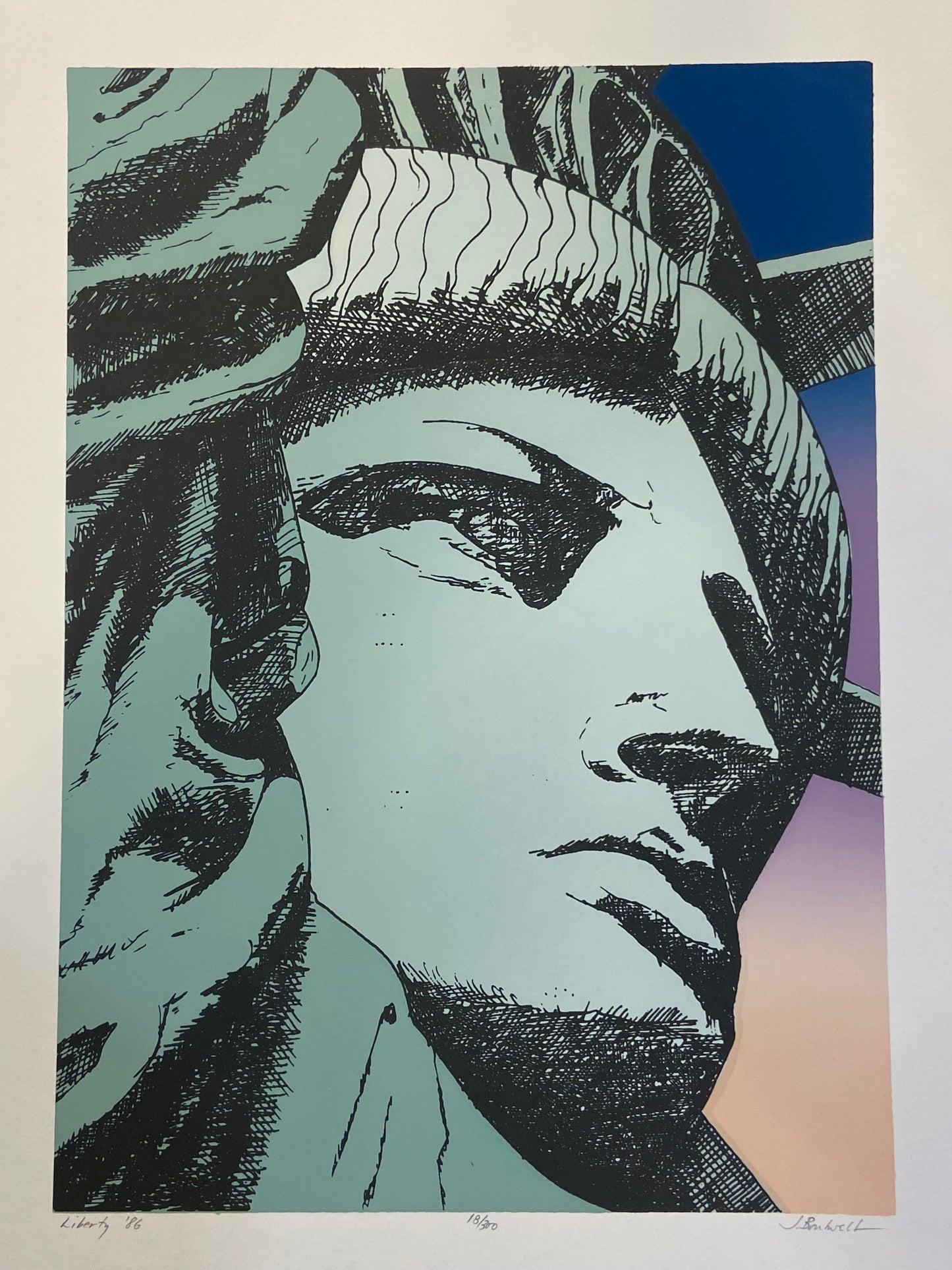 Jim Boutwell "Liberty" Lithograph 18/300 (27797)