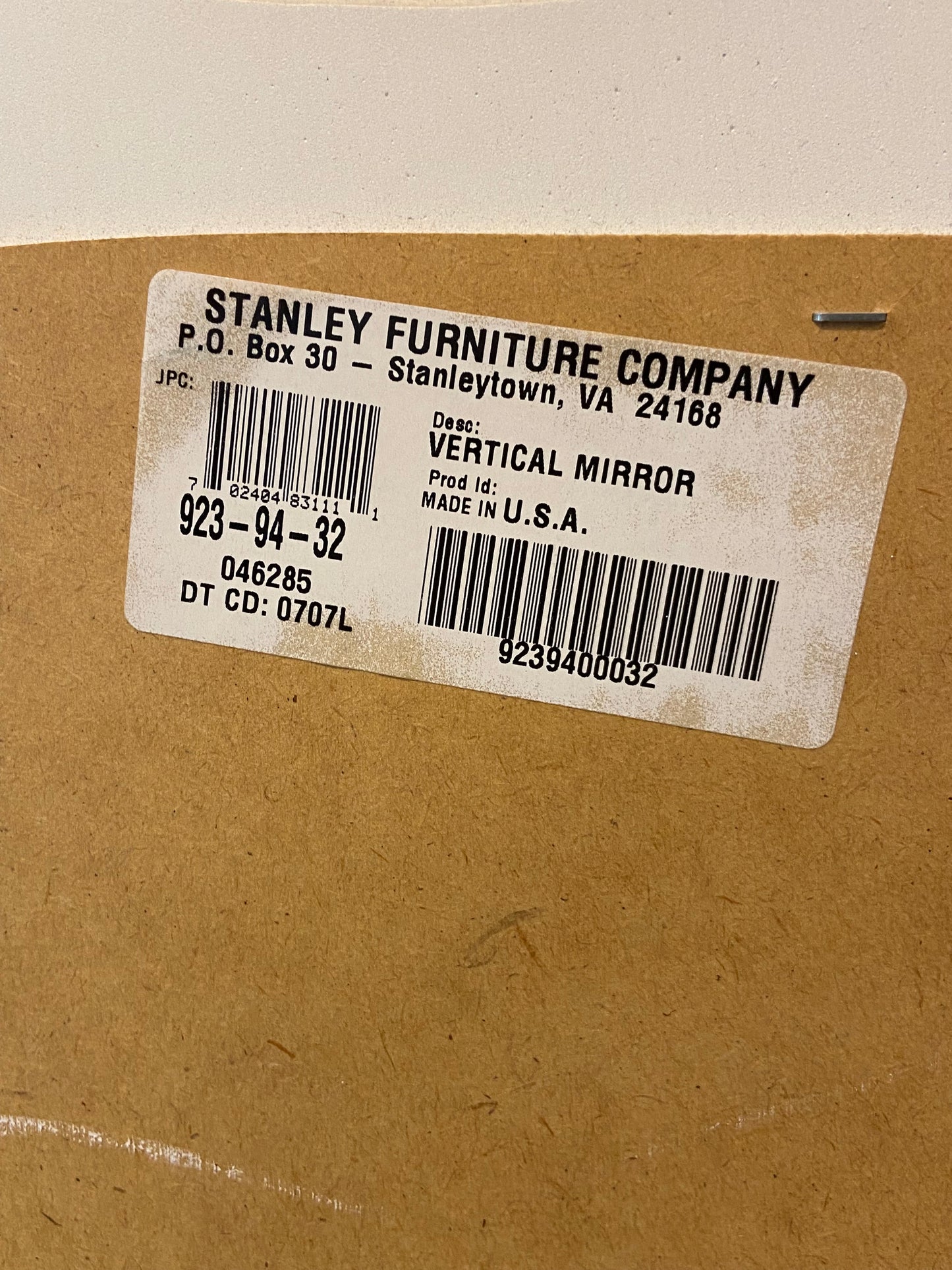 Stanley Young American Mirror (WJ7WJQ)