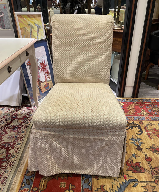 Parsons Chair with Pink Petit Point (J4TZ5Z)