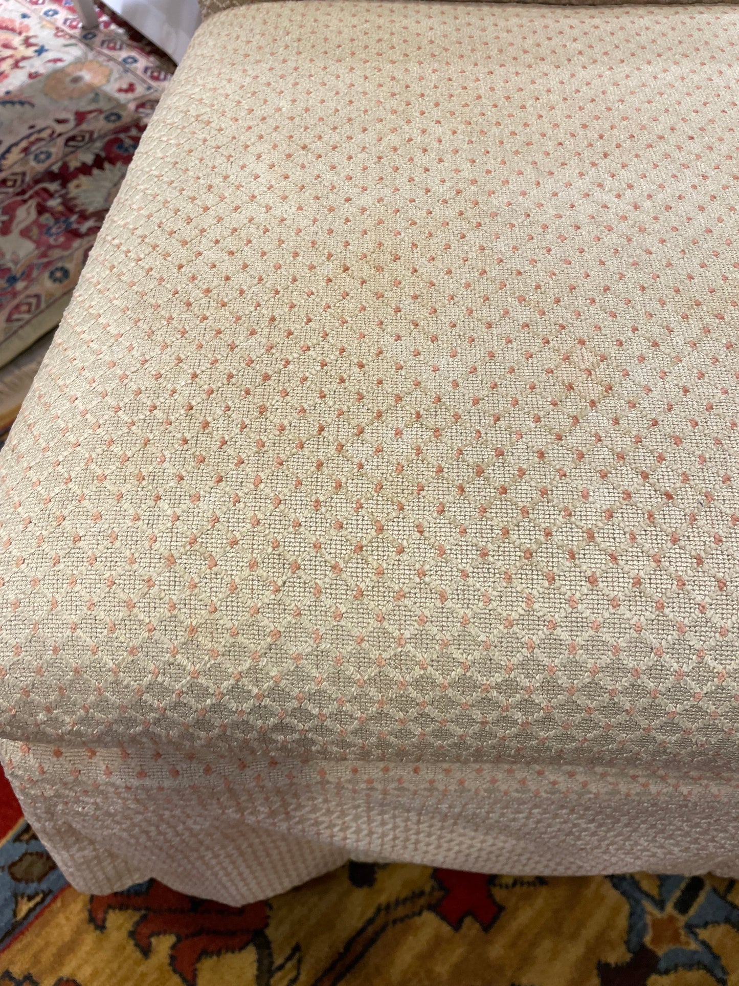 Parsons Chair with Pink Petit Point (J4TZ5Z)