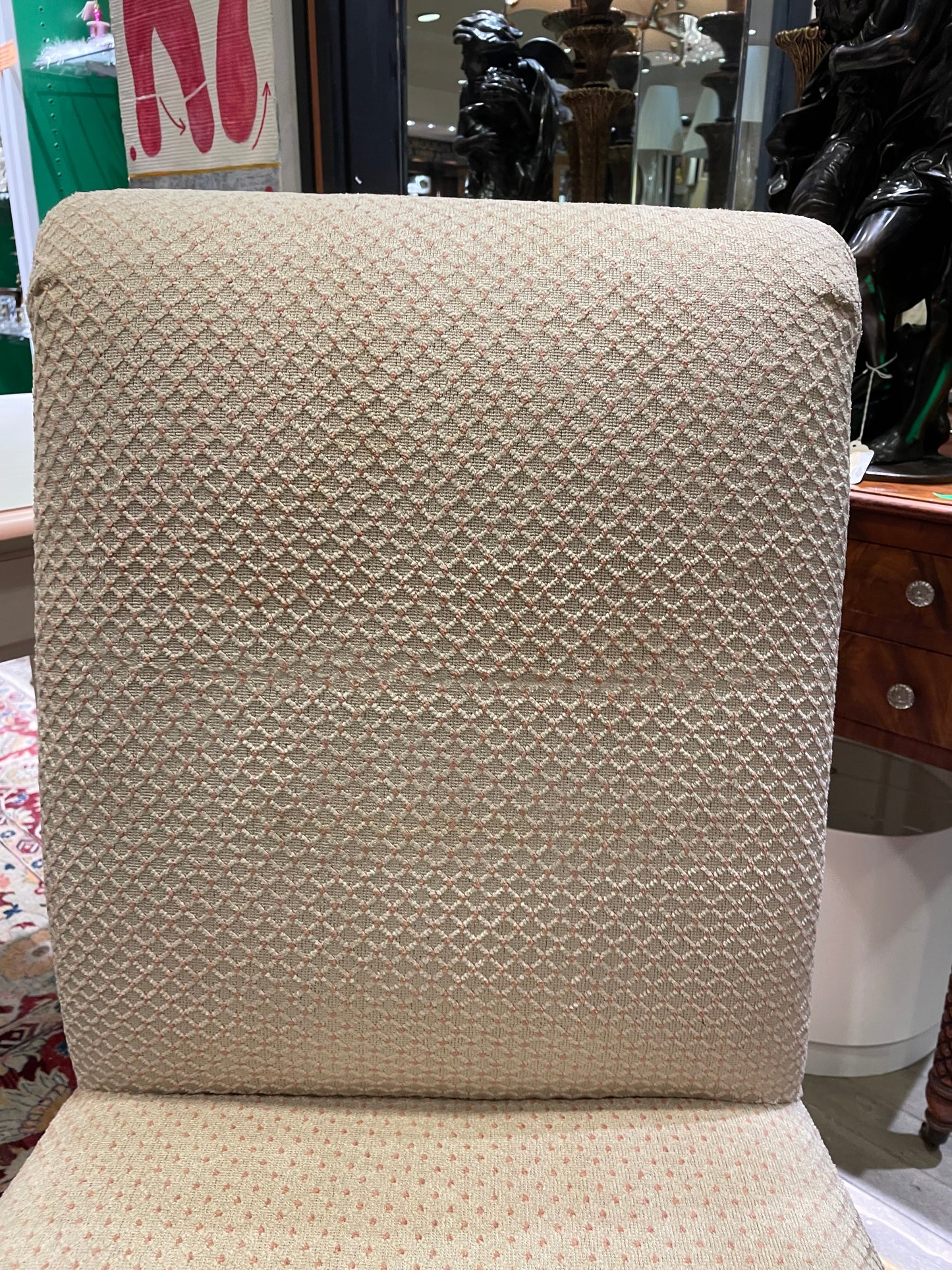 Parsons Chair with Pink Petit Point (J4TZ5Z)