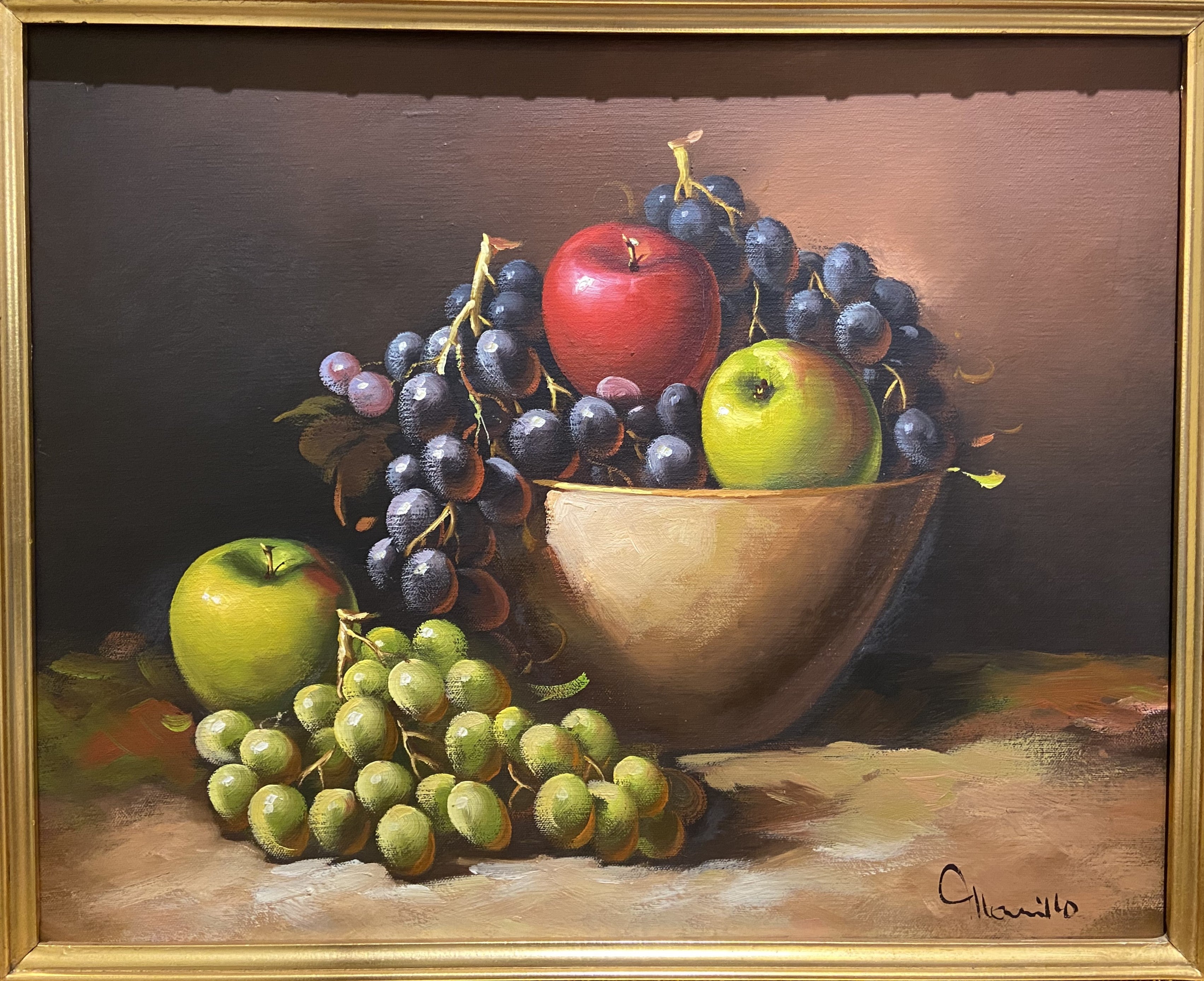 Still-life with store fruit