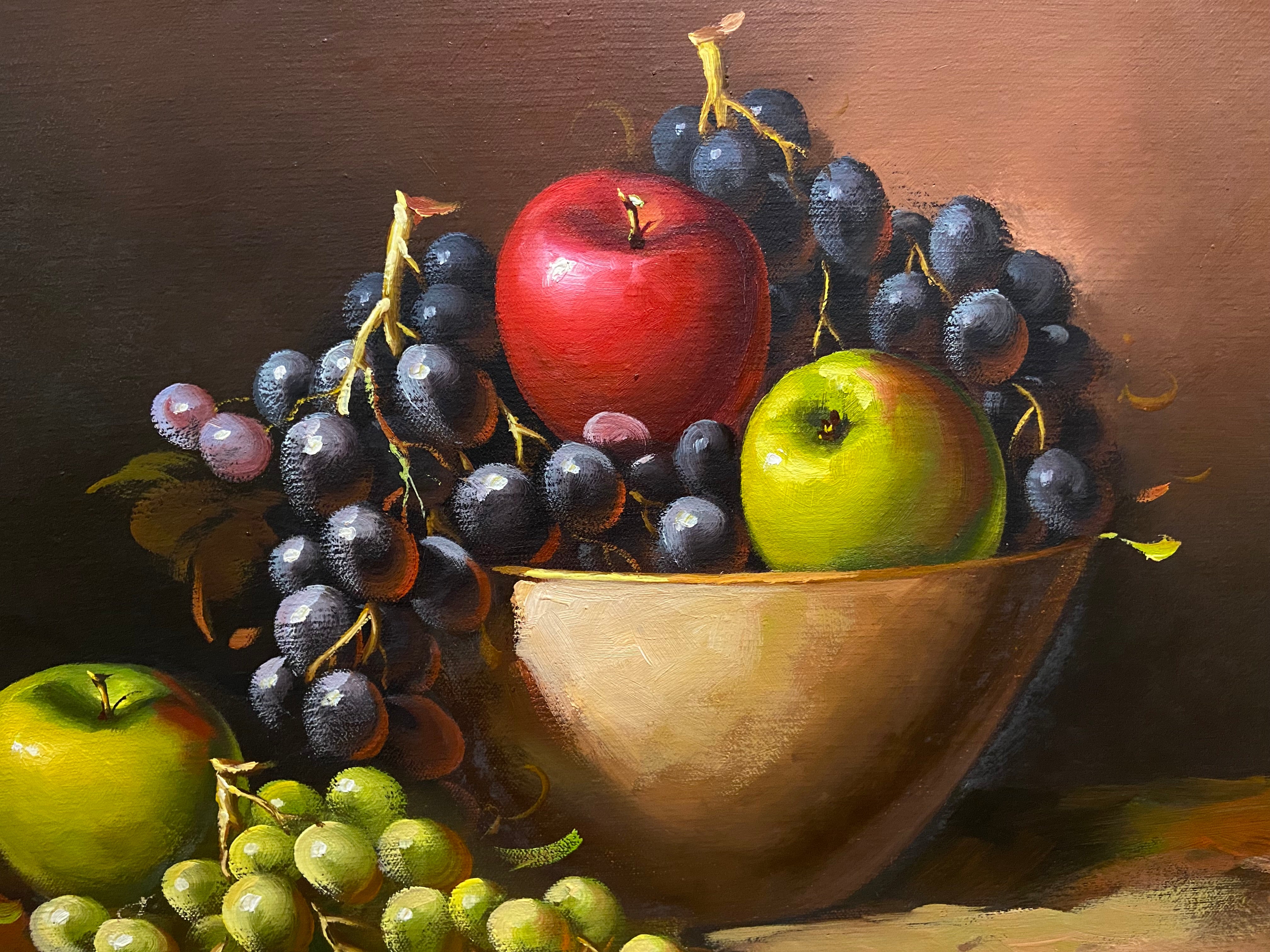 Still-life with store fruit