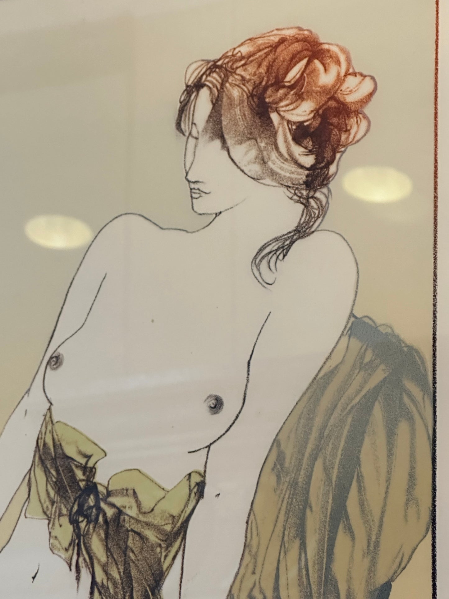 Guilherme De Faria Nude Female Lithograph 24/76 (27750)