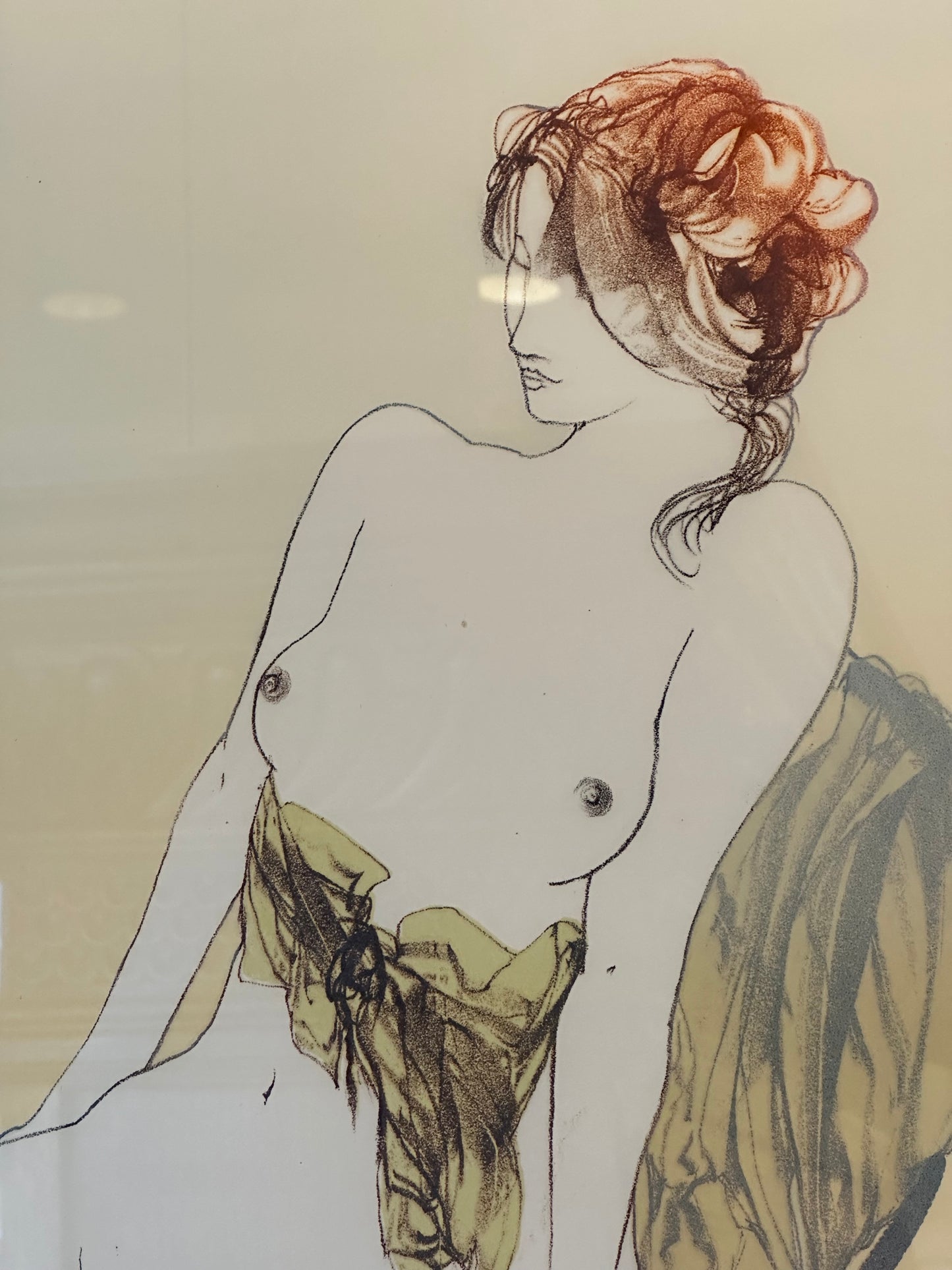 Guilherme De Faria Nude Female Lithograph 24/76 (27750)