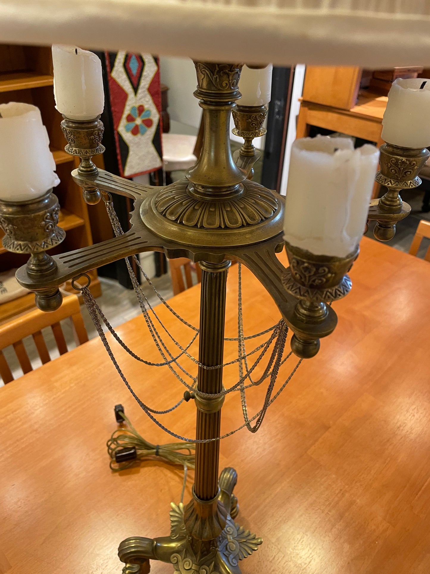 French Empire Candelabra Lamp