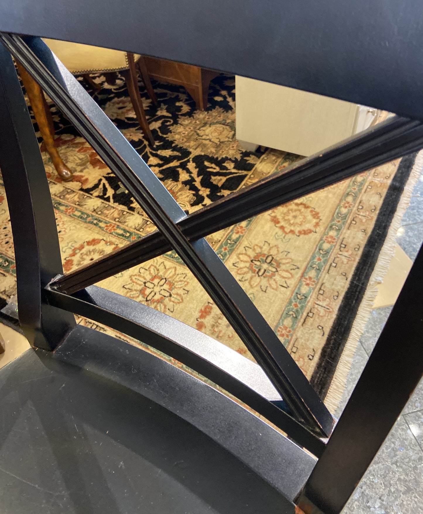 Pair of Black Barstool Chairs (63UJQ2)