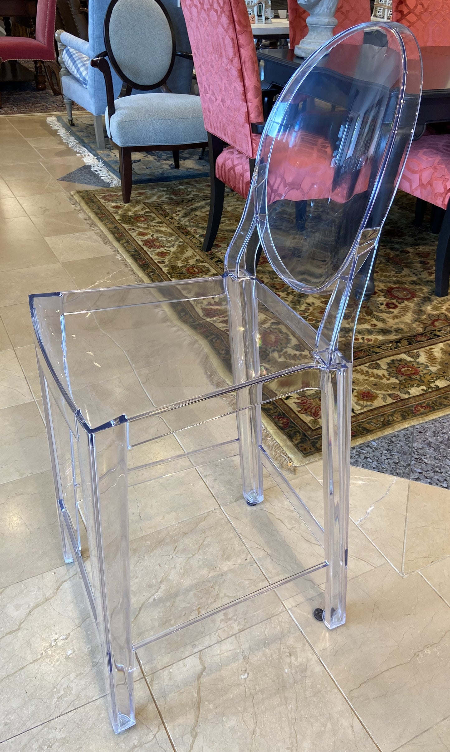 Kartell "One More Stool" Clear Barstool (L1K9E4)