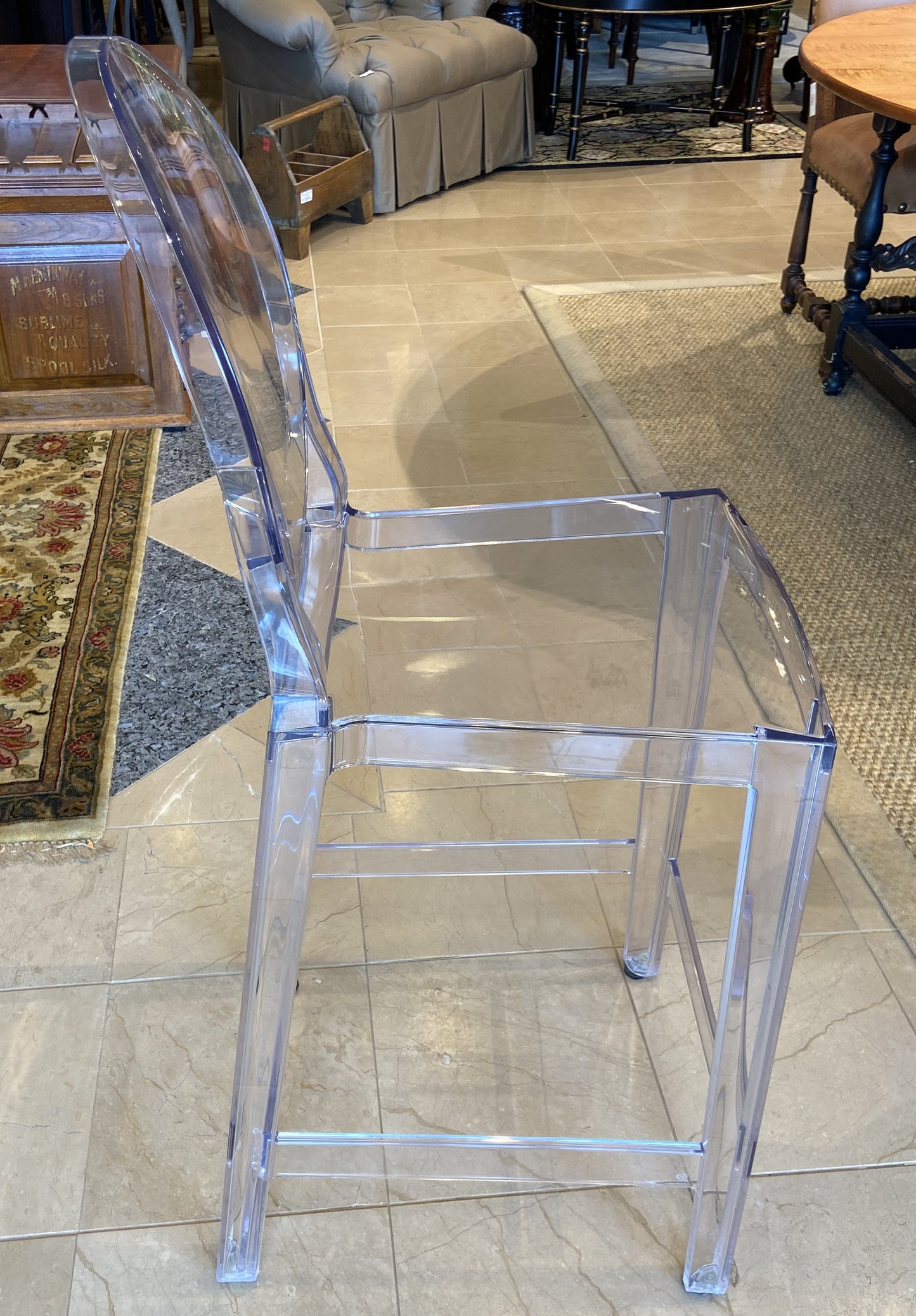 Kartell "One More Stool" Clear Barstool (L1K9E4)