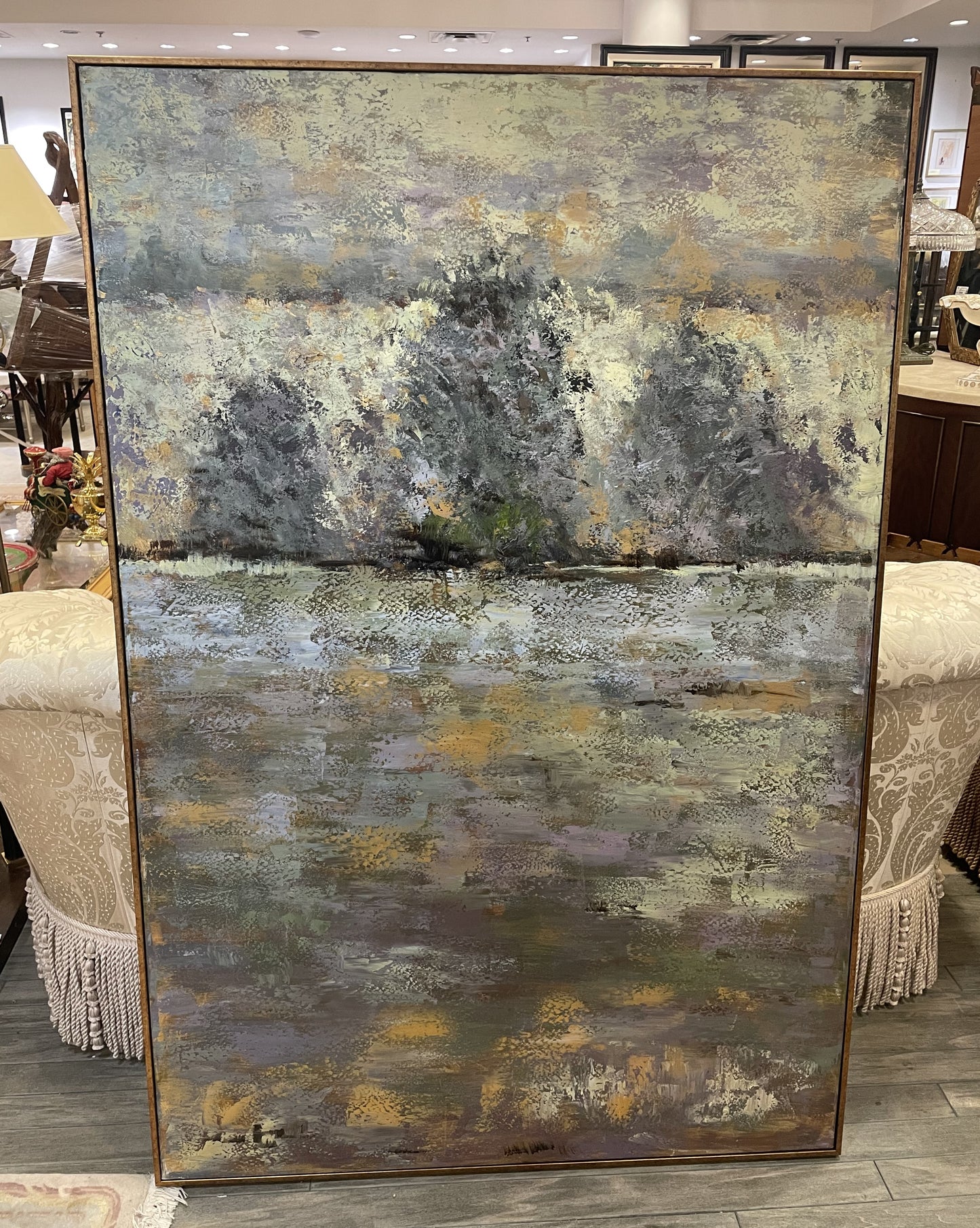 Uttermost "Lavender Trees" Landscape Painting (BUAXLE)