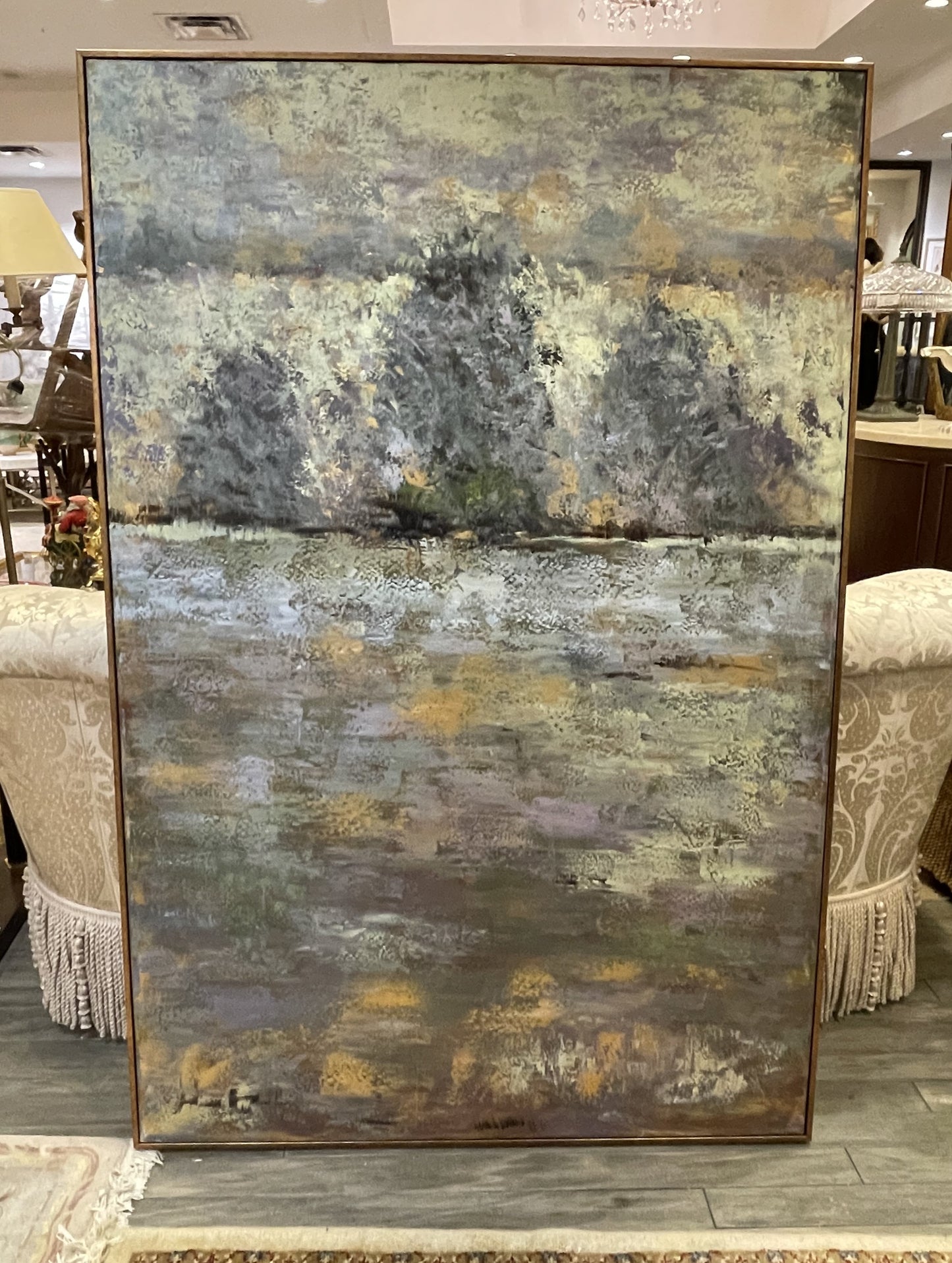 Uttermost "Lavender Trees" Landscape Painting (BUAXLE)