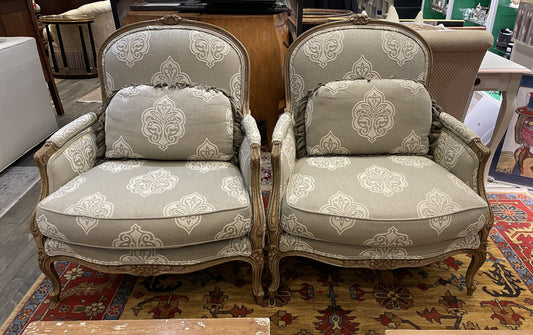 Pair of French Bergère Chairs (2AY66L)