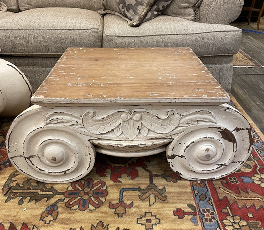 Restoration Hardware "Ionic Capital" Coffee Table (PBN3QA)