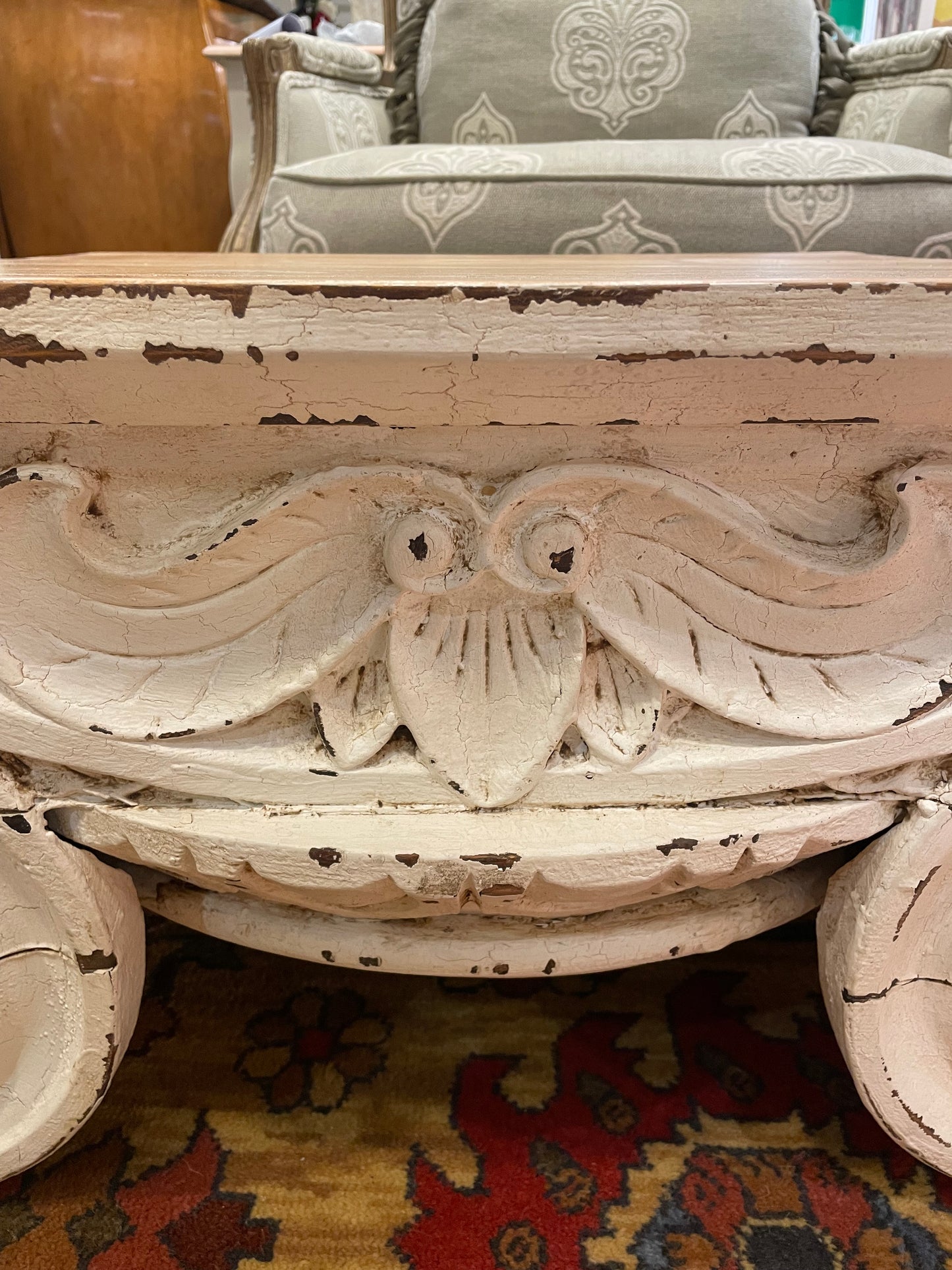 Restoration Hardware "Ionic Capital" Coffee Table (PBN3QA)