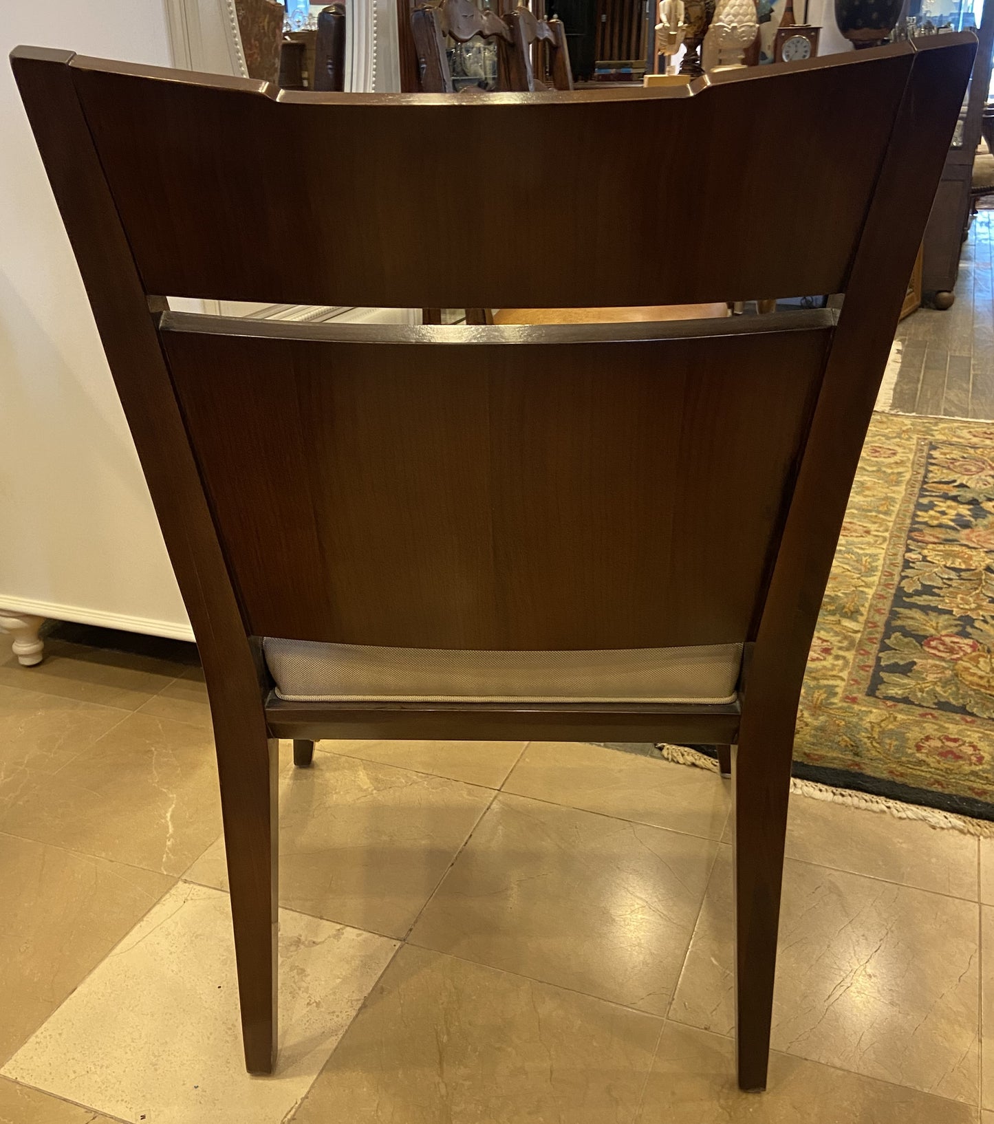 Baker Mahogany Slat Back Chair (HRJ9UJ)