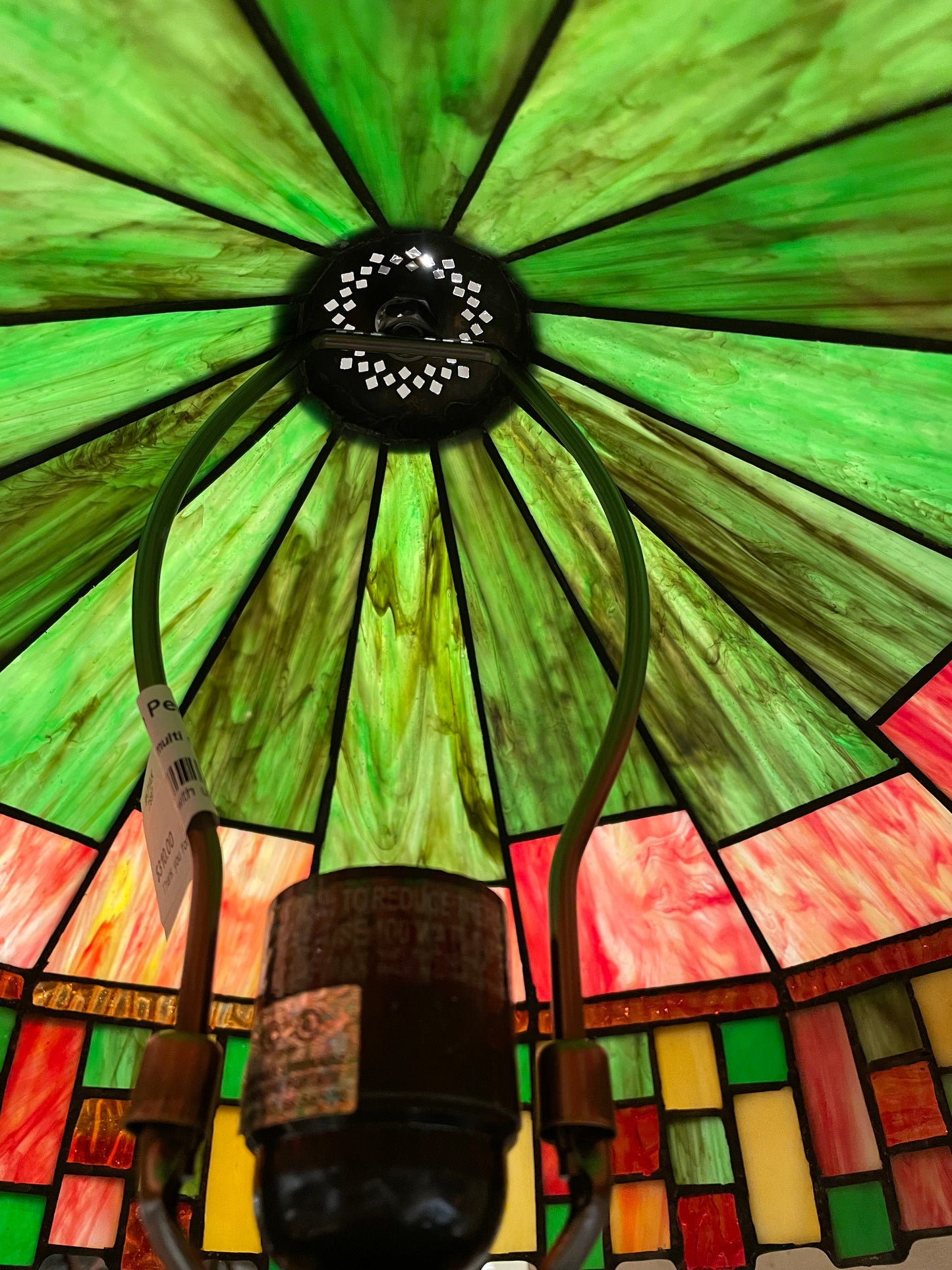 Colorful Stained Glass Lamp (9K71AK)