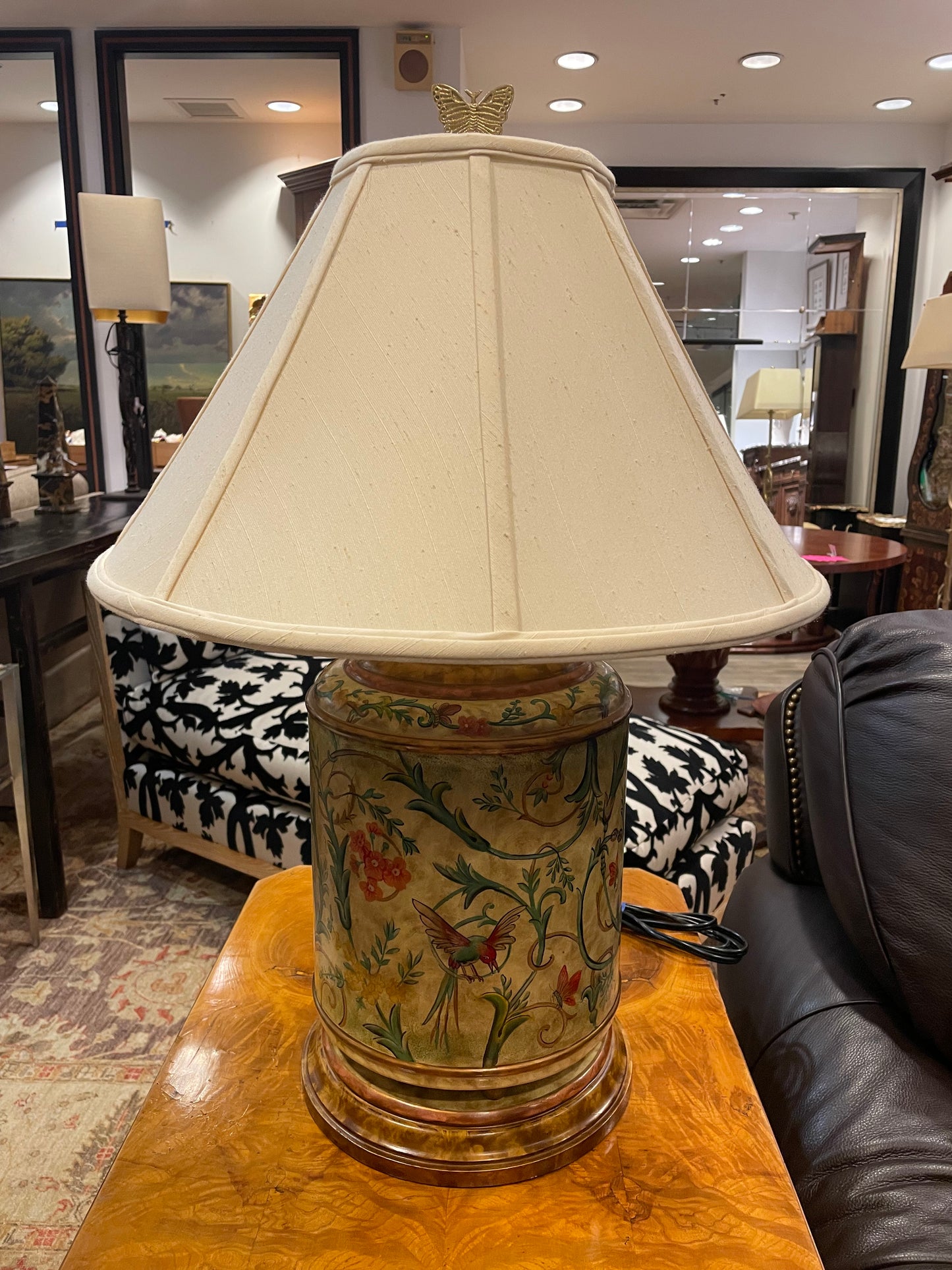 Wildwood Painted Toile Lamp (BG2E3V)