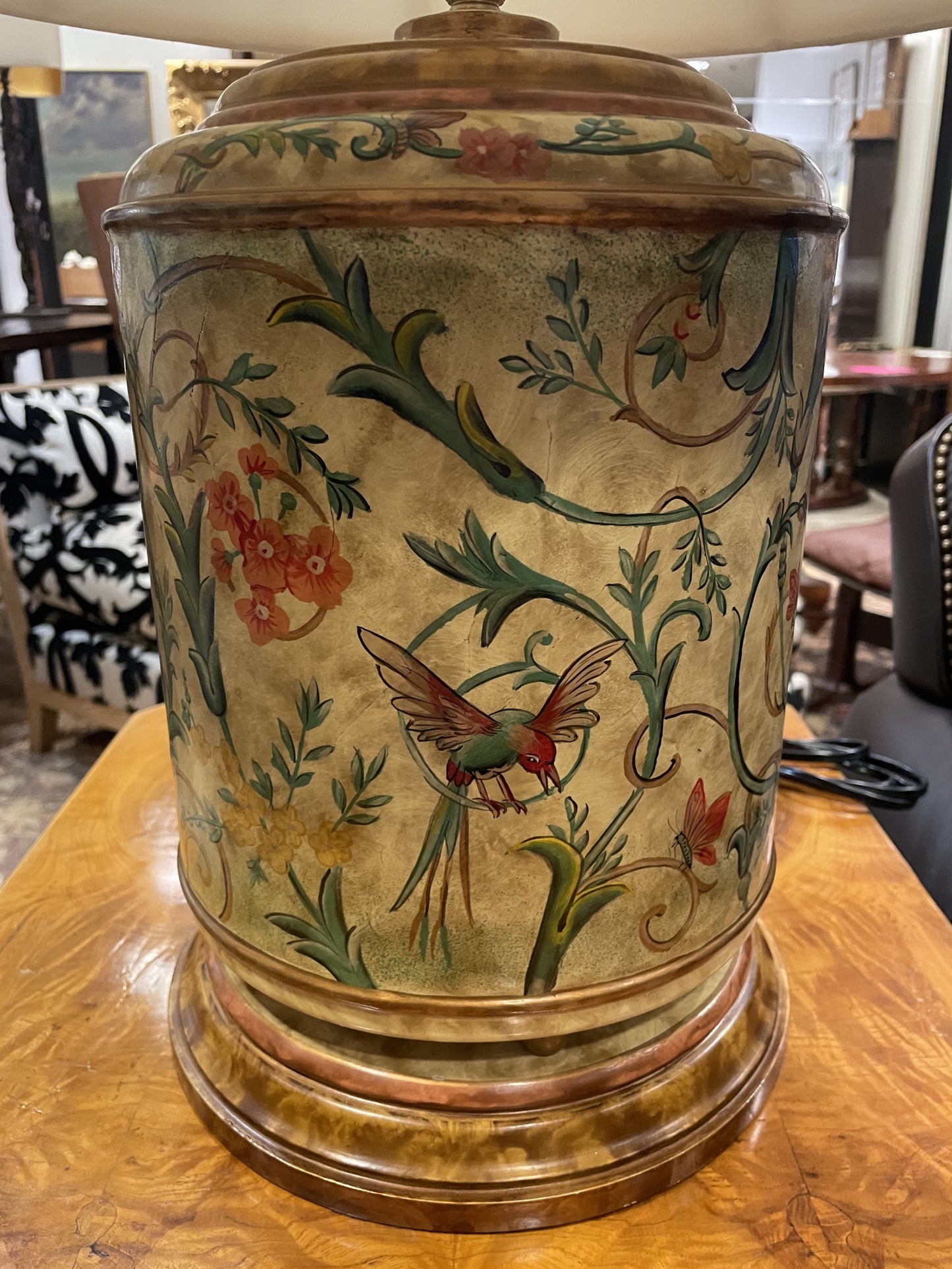 Wildwood Painted Toile Lamp (BG2E3V)