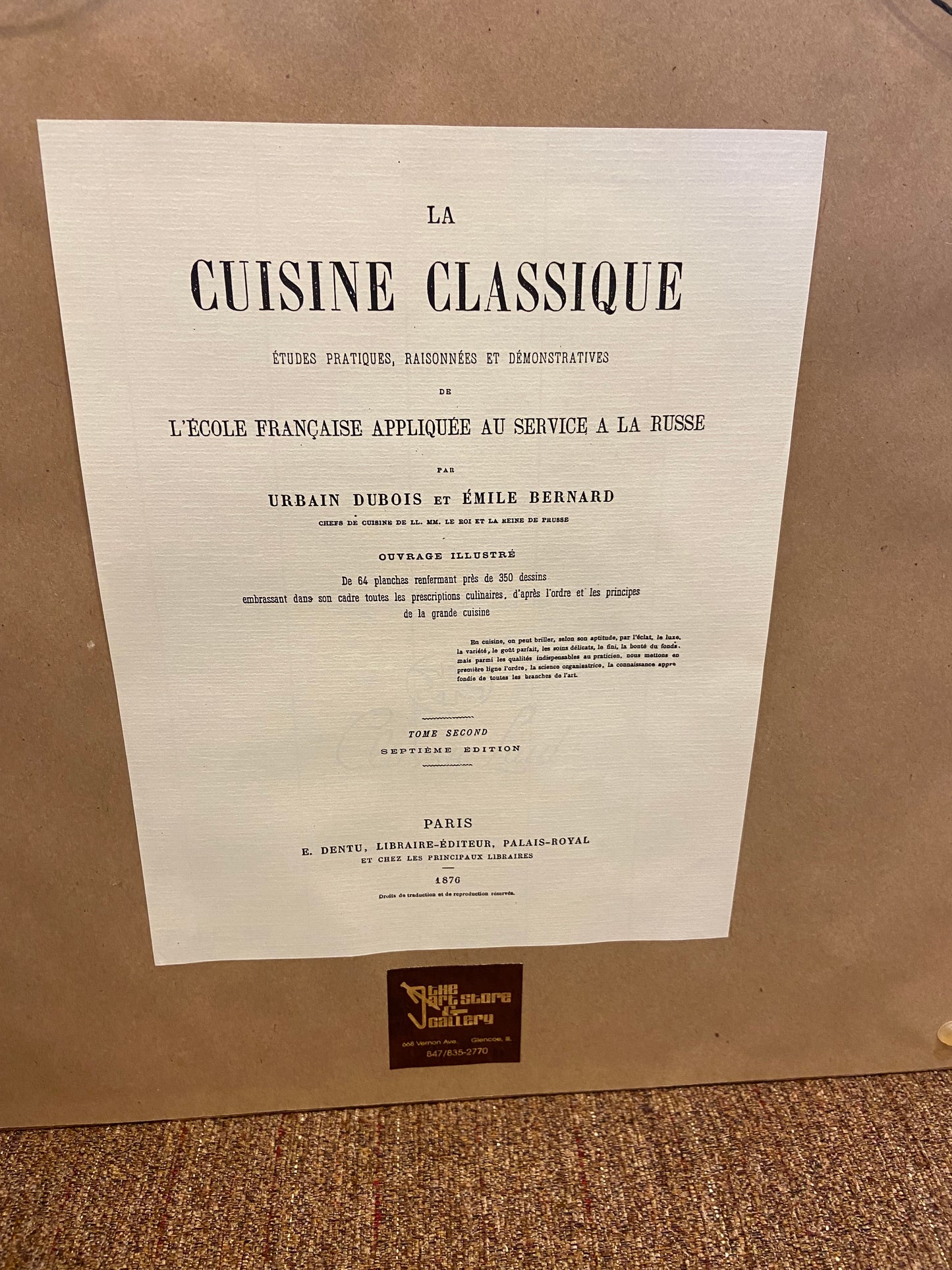 Set of Four Cuisine Classique Engravings (25252)