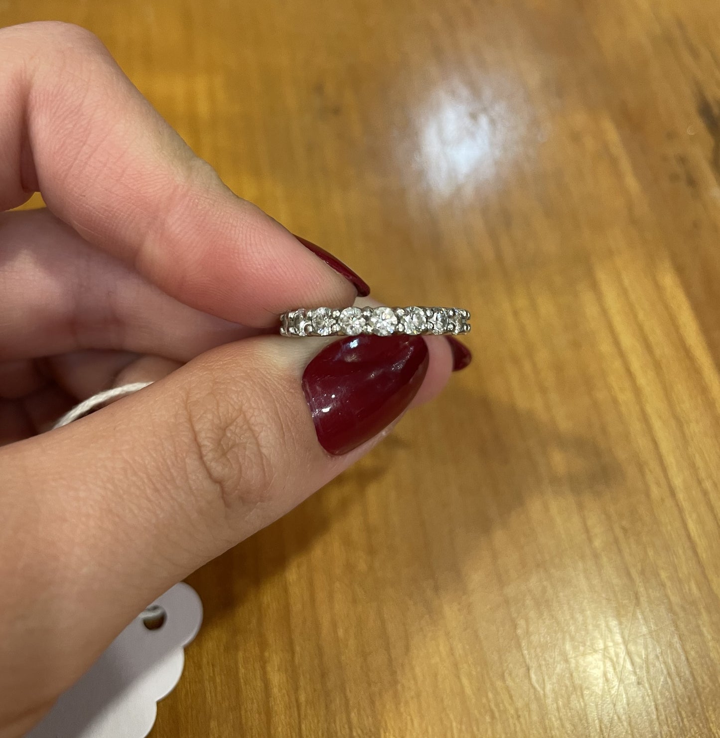 Platinum and Diamond Eternity Band (ZFR61W)