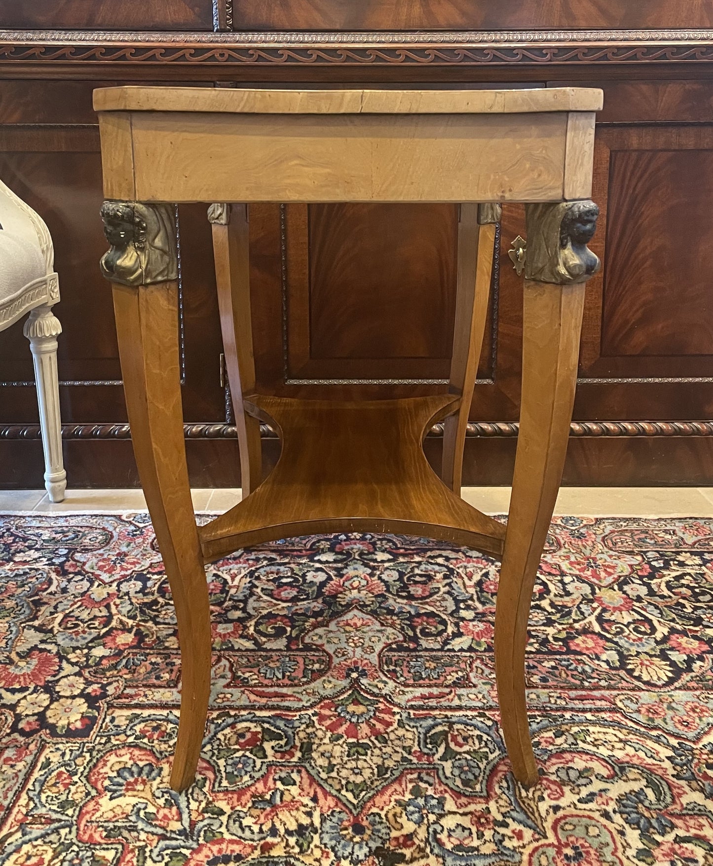 Antique Biedermeier Side Table AS IS (3Z2YSF)