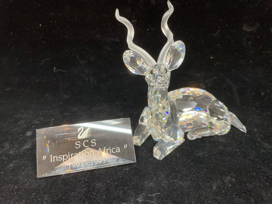 Swarovski "Inspiration Africa" Kudu Clear Figurine