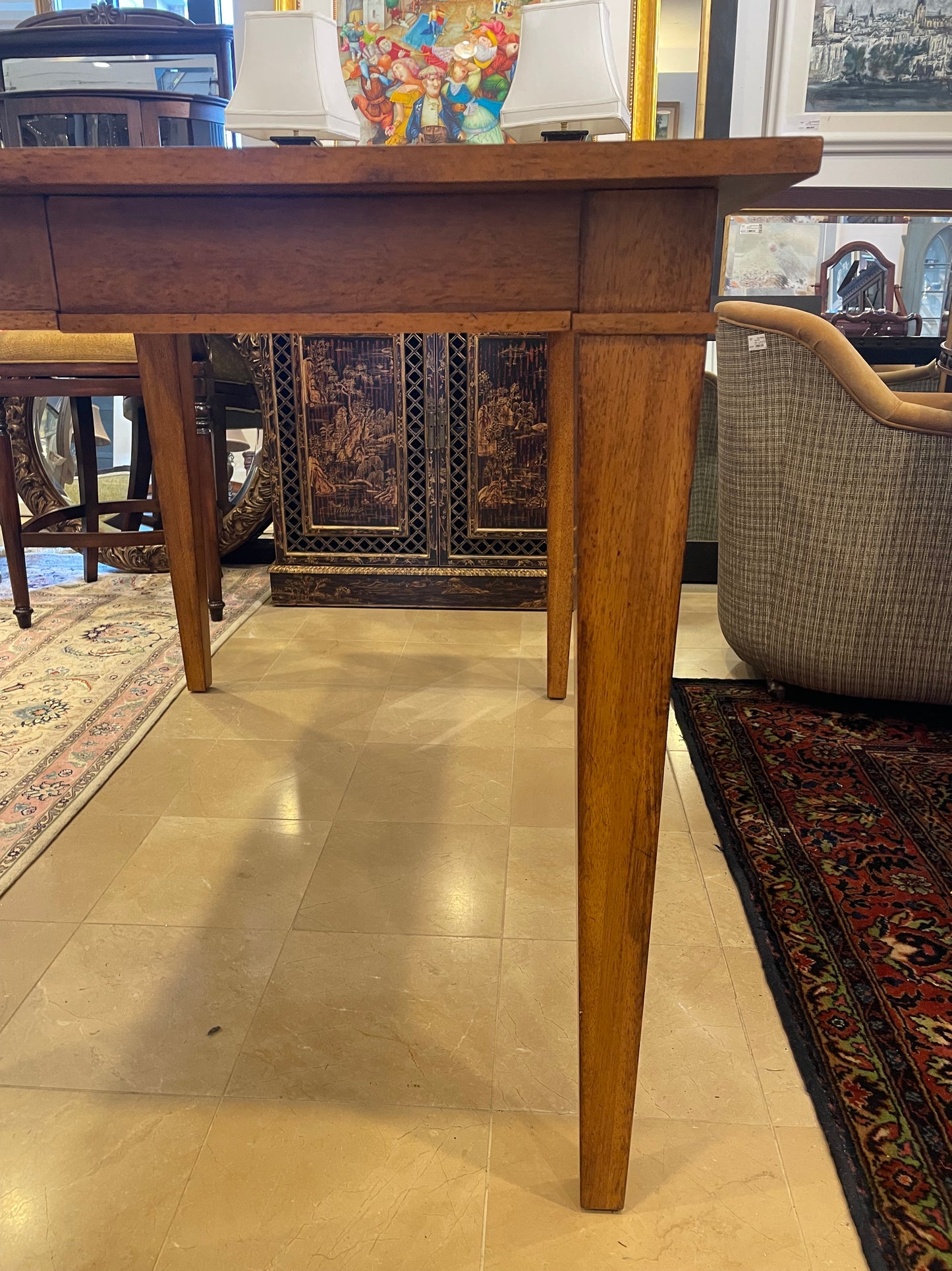 Ethan Allen Pub Table and 4 Chairs AS IS (HTUC8B)