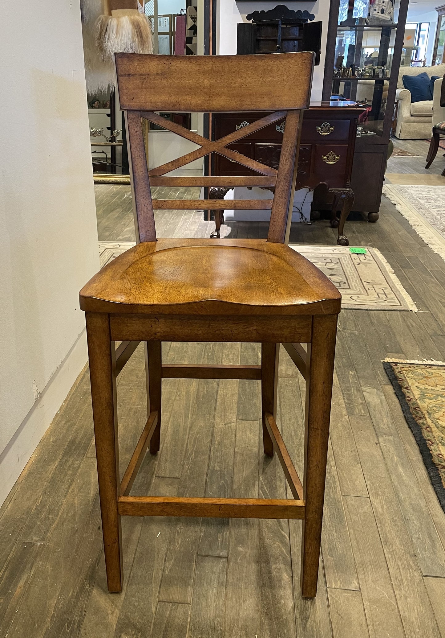 Ethan Allen Pub Table and 4 Chairs AS IS (HTUC8B)