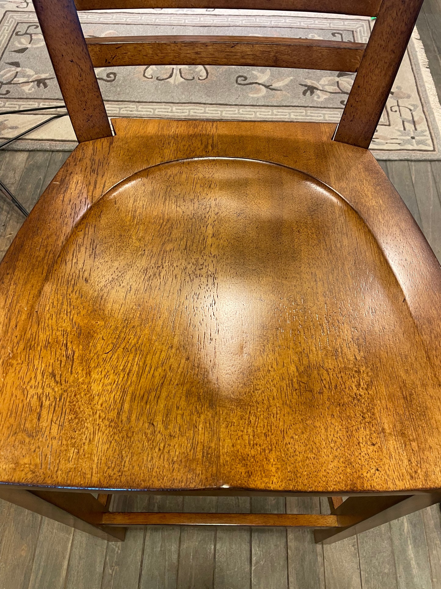 Ethan Allen Pub Table and 4 Chairs AS IS (HTUC8B)