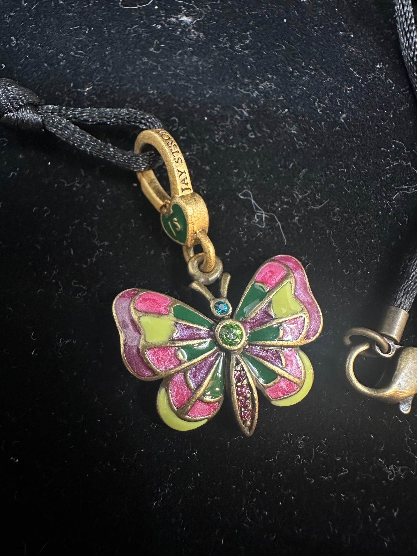 Jay Strongwater Enamel Butterfly Pendant (28KKZT)