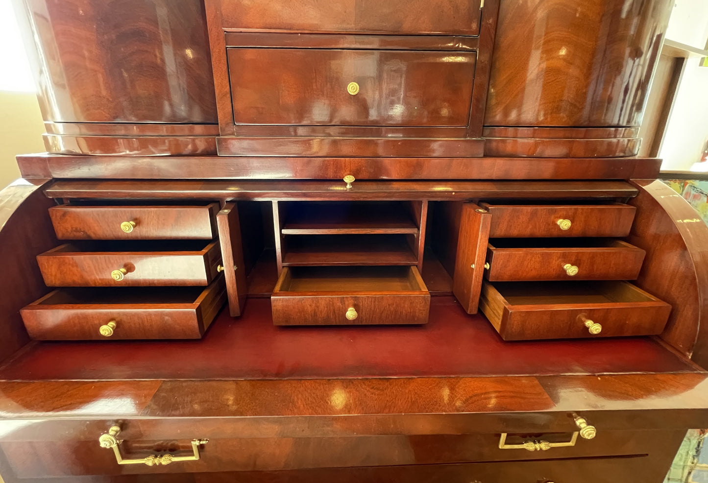 Ralph Lauren Mahogany Secretary Desk (9APHDH)