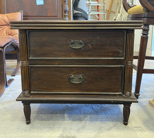 Old Java Teak Nightstand (09W002)